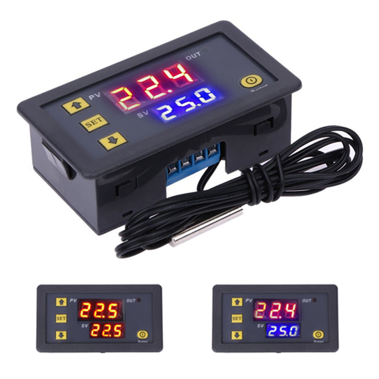 Digitales Thermostat Mit Led-anzeige, Warm-/kalttemperaturregler, Ac110-220v-steuerschalter, Präzises Schaltmodul