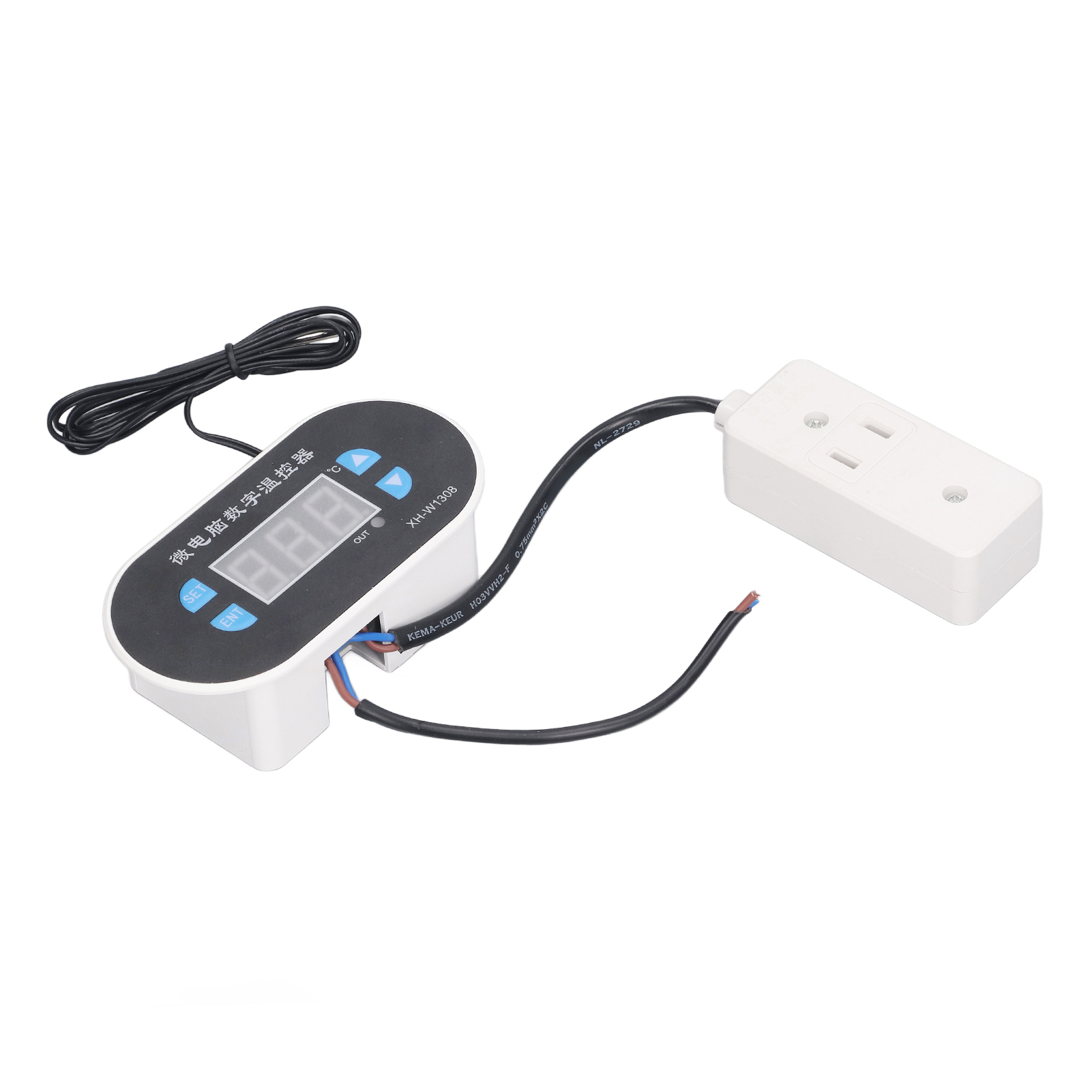 110-220v Led-digitalthermostat Mit Wasserdichter Sonde, Heiz-/kühltemperaturregler, Präziser Steuerschalter Für Aquarium, Inkubator Und Gewächshaus.
