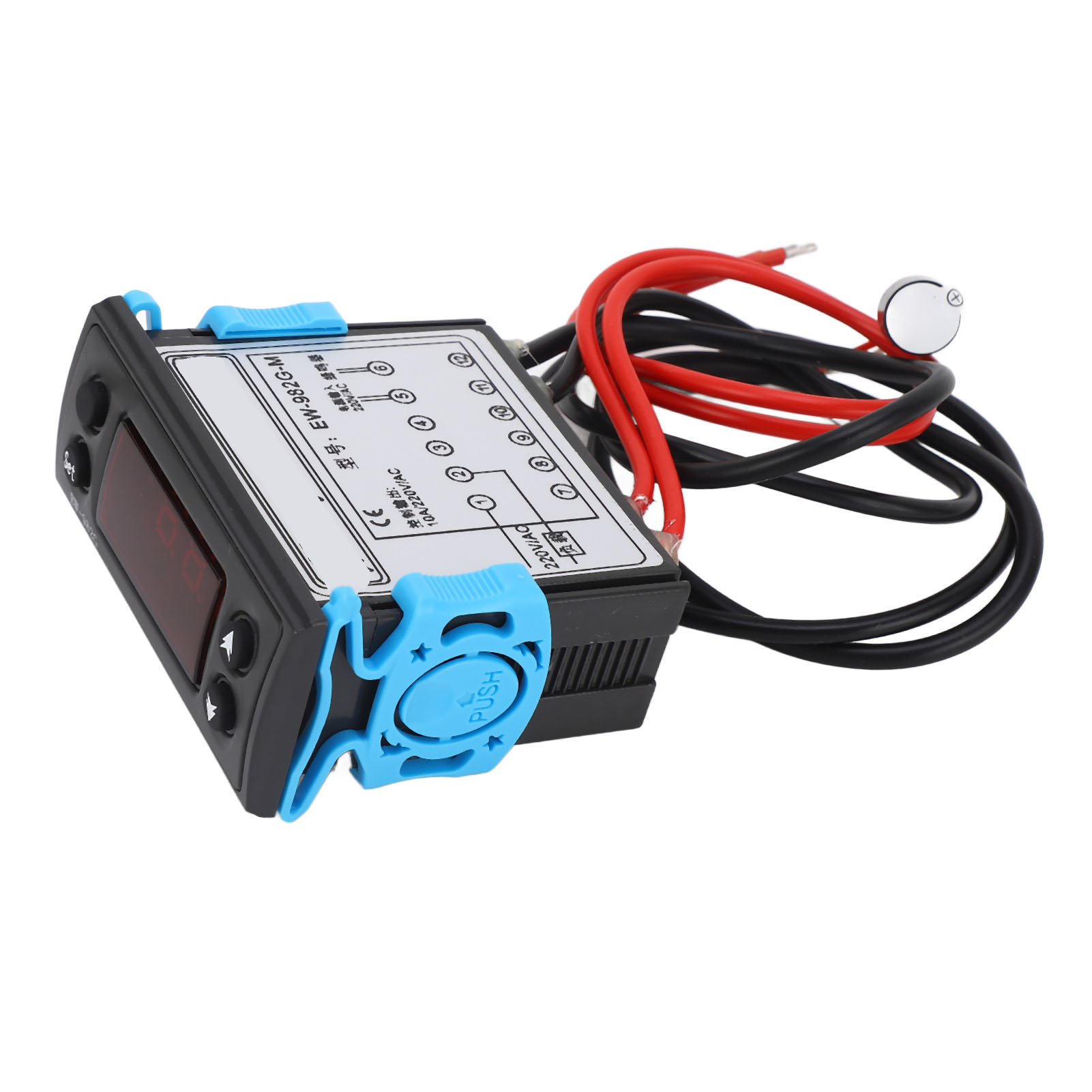 Digitales Elektronisches Thermostat Mit Intelligentem Timer, Präziser Temperaturregelung, Digitalanzeige, Akustischem Alarm, Ac220v 10a, Heizungsprogrammierer.