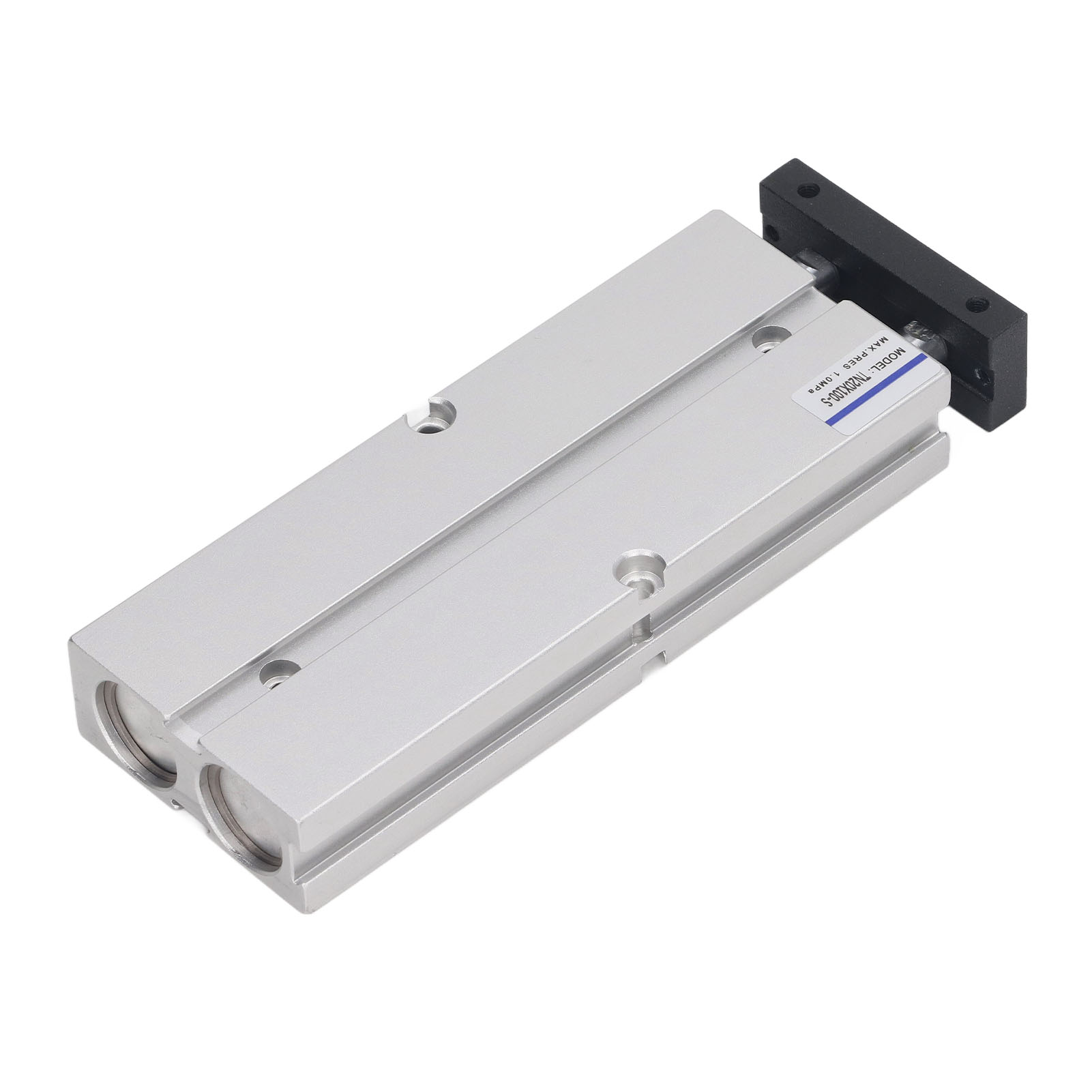 Doppelkolben-pneumatikzylinder, Aluminium, 20 Mm Durchmesser, 100 Mm Hub, Verbundwirkung, Doppeltwirkender Zylinder Für Automatisierung