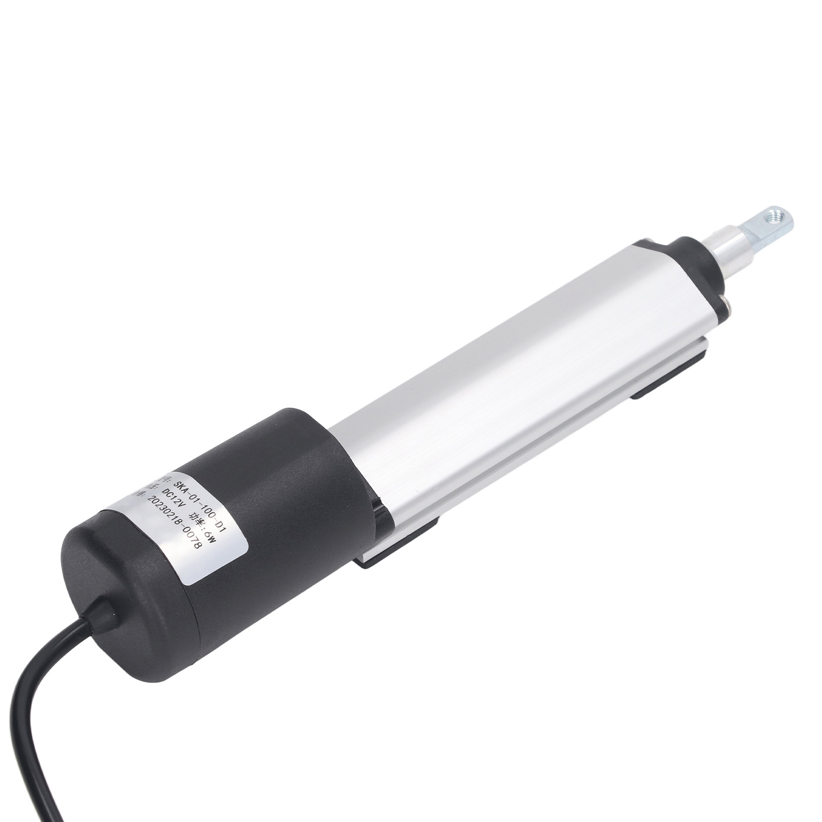 Miniatur-linearantrieb (12 V), Elektrischer Zylinder Mit 100 Mm Kolbenstange, Geräuscharmer Stiftantrieb, Geringer Geräuschpegel, 12 V Gleichstrom, Kompakter Motor Für Die Automatisierung