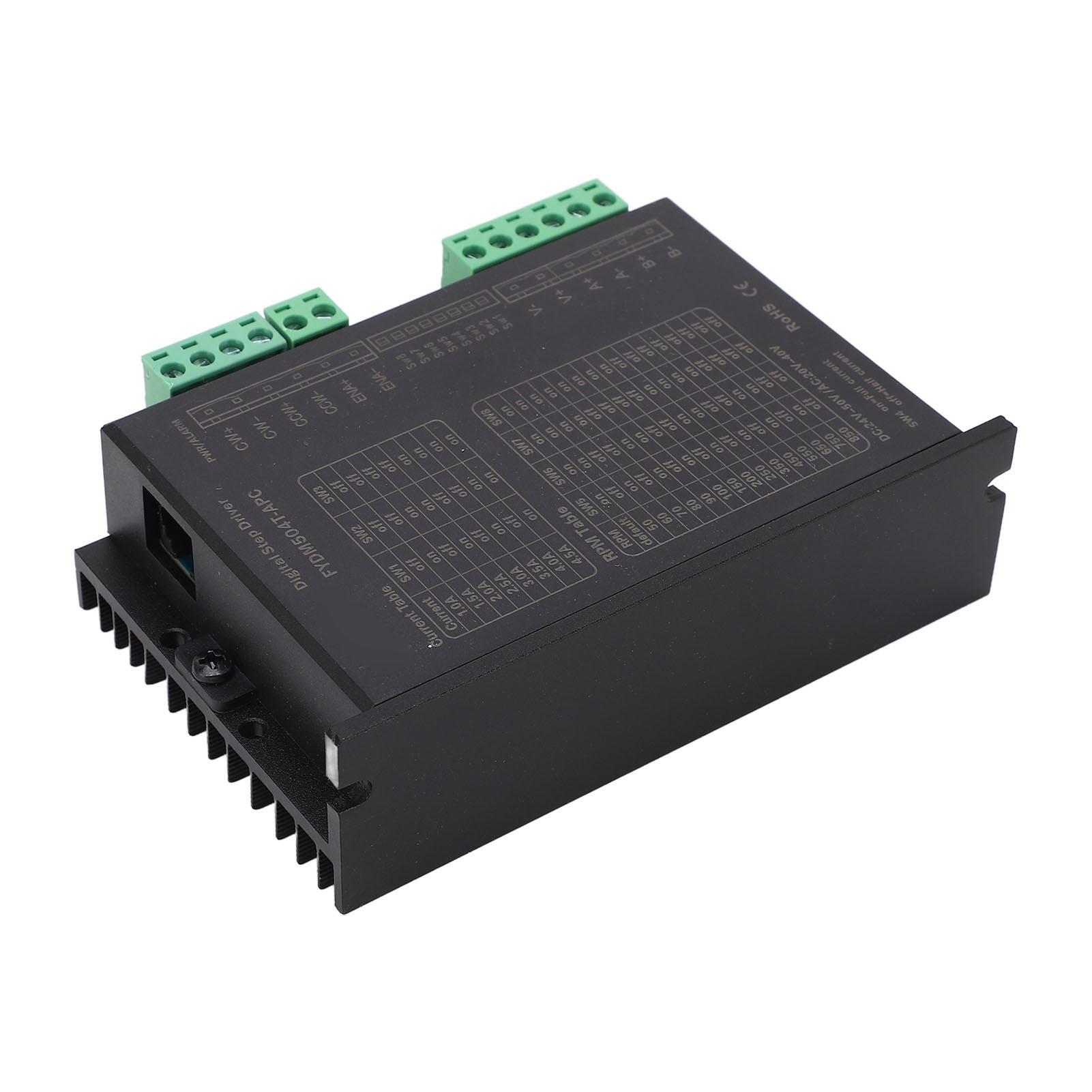 Satz Mit 2 Zweiphasigen Schrittmotortreibern Für 42/57/86-motoren, Dc 24–50 V, Ac 20–40 V, Cnc-servomotorsteuerung