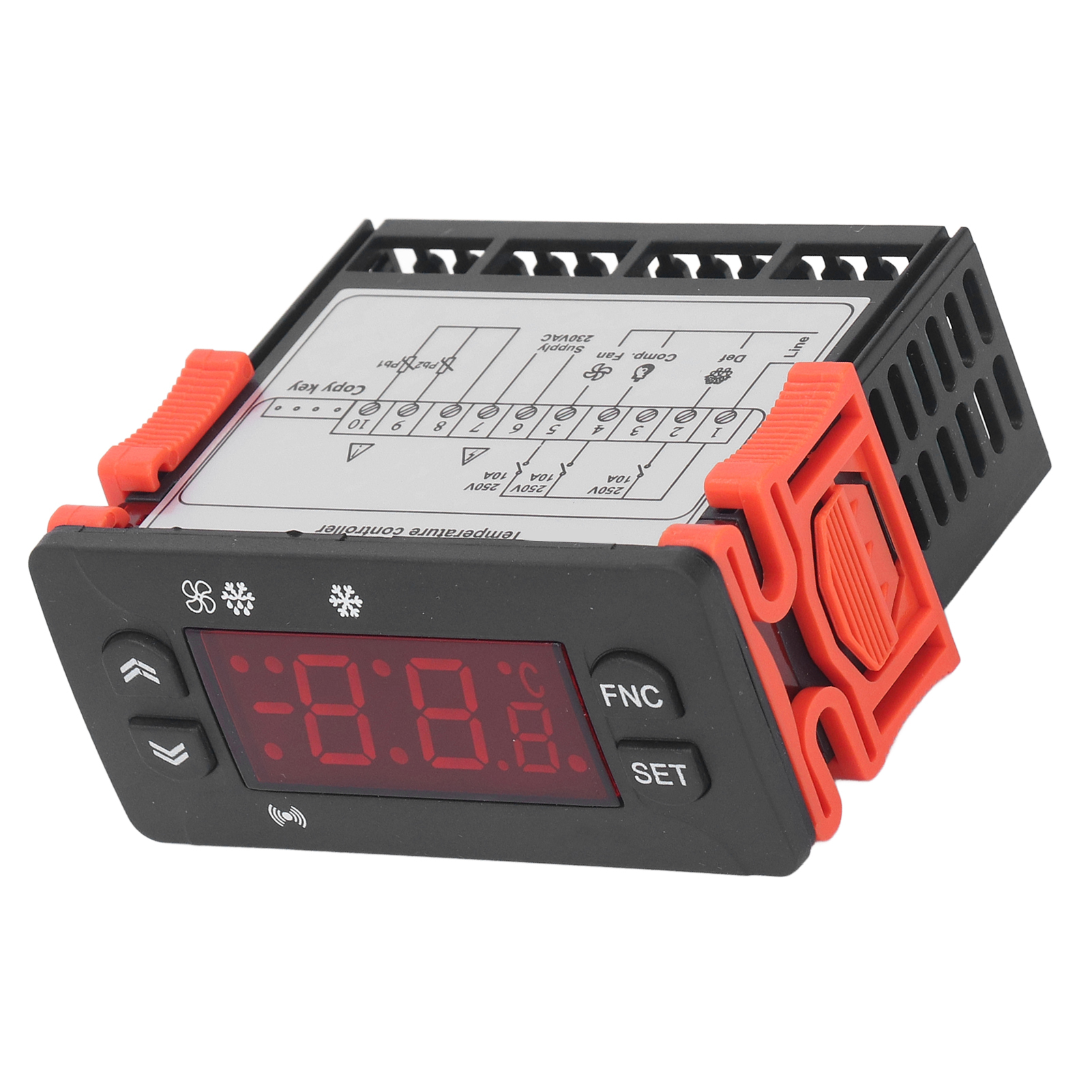 230v Ac Digitalthermostat Mit Digitalanzeige, Ntc-sensor, Umschaltbar °c/°f, Temperaturregler Für Kühlschrank Und Kühlbox.