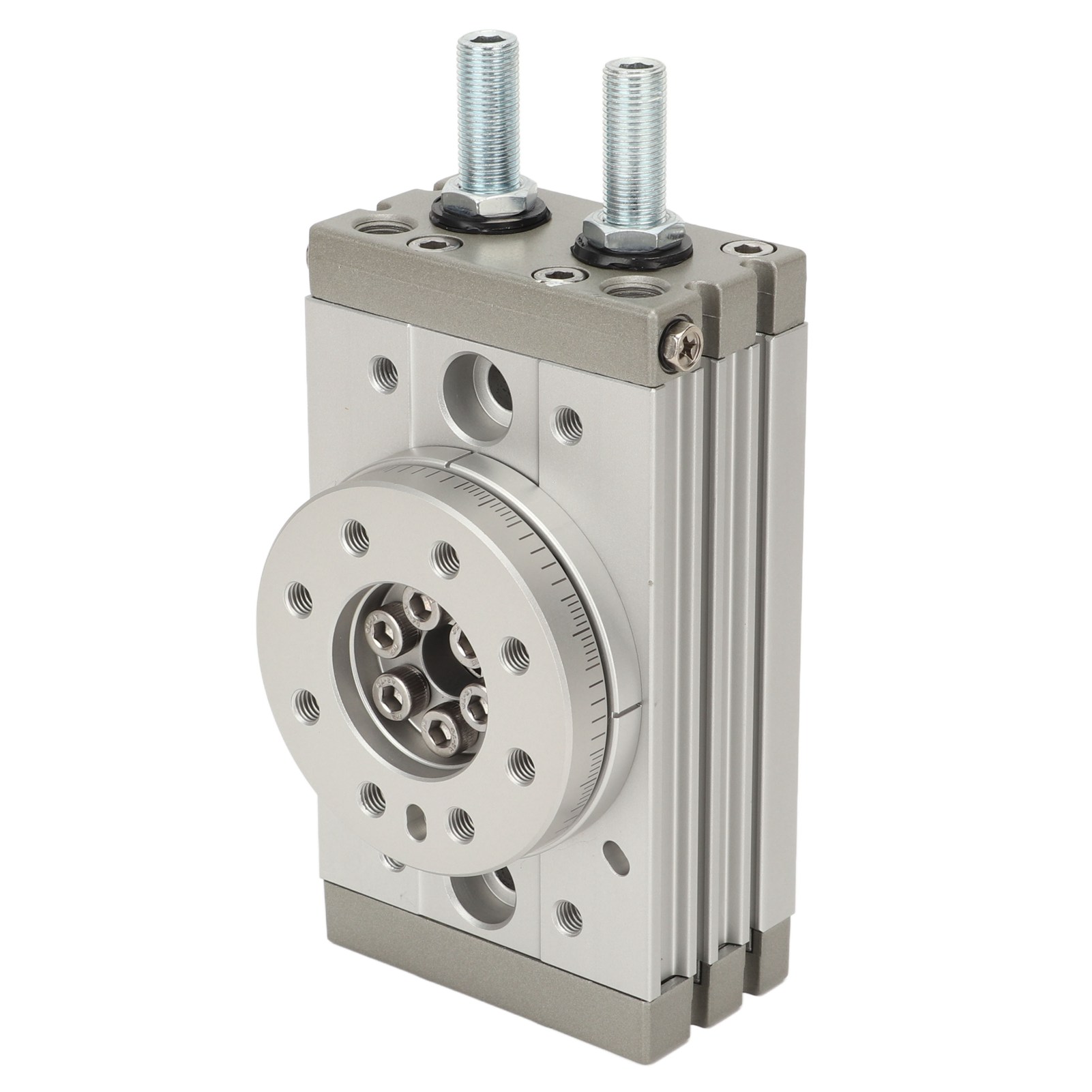 Pneumatischer Drehzylinder 30a, Robustes Aluminium, Einstellbarer Winkel 0-190°, Wasserdicht, Hochfeste Rotation