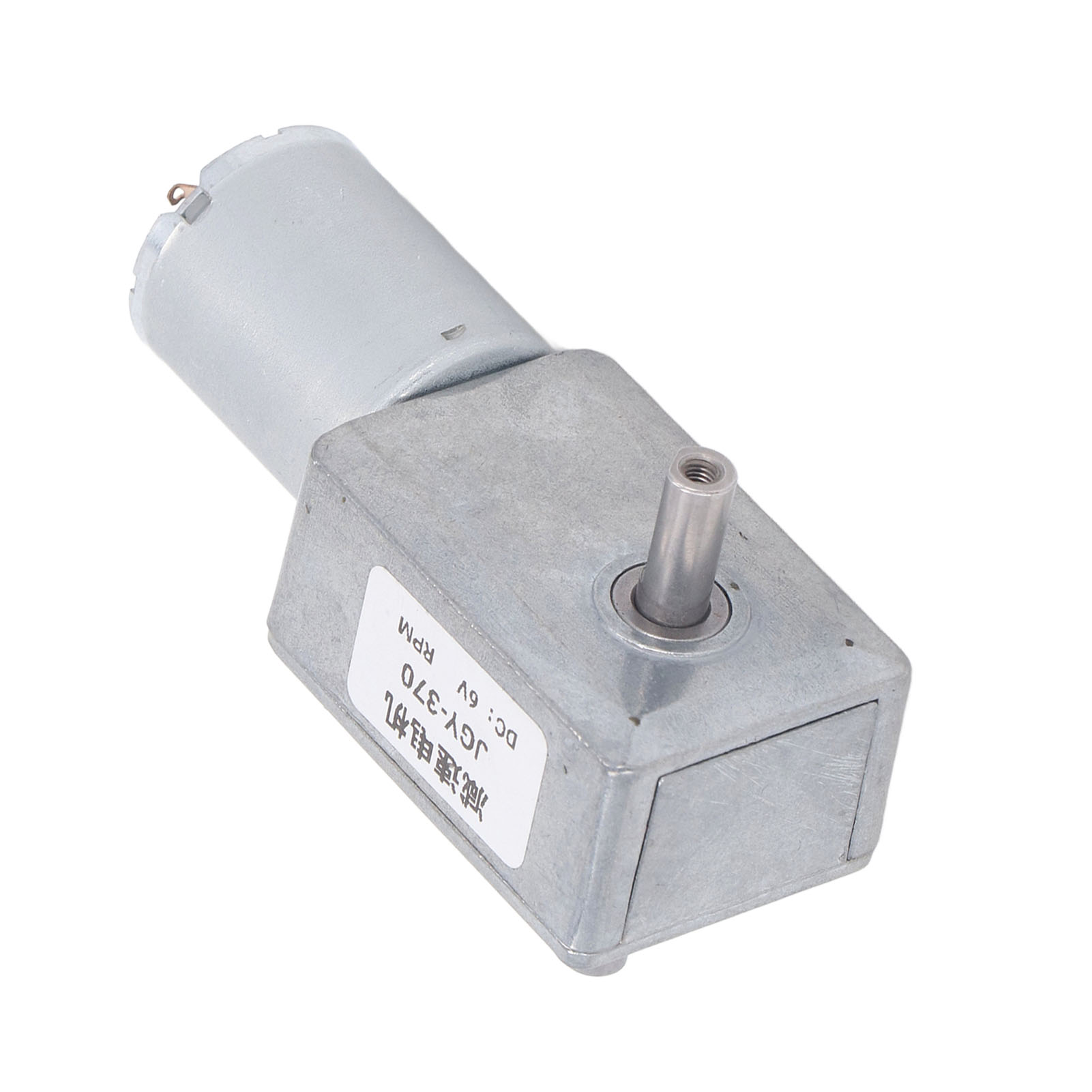 25 Kg·cm 12 Mm Doppelwellen-schneckengetriebemotor, Selbsthemmend, Reversibel, 6 V 30 U/min, Für Backöfen Und Waschmaschinen
