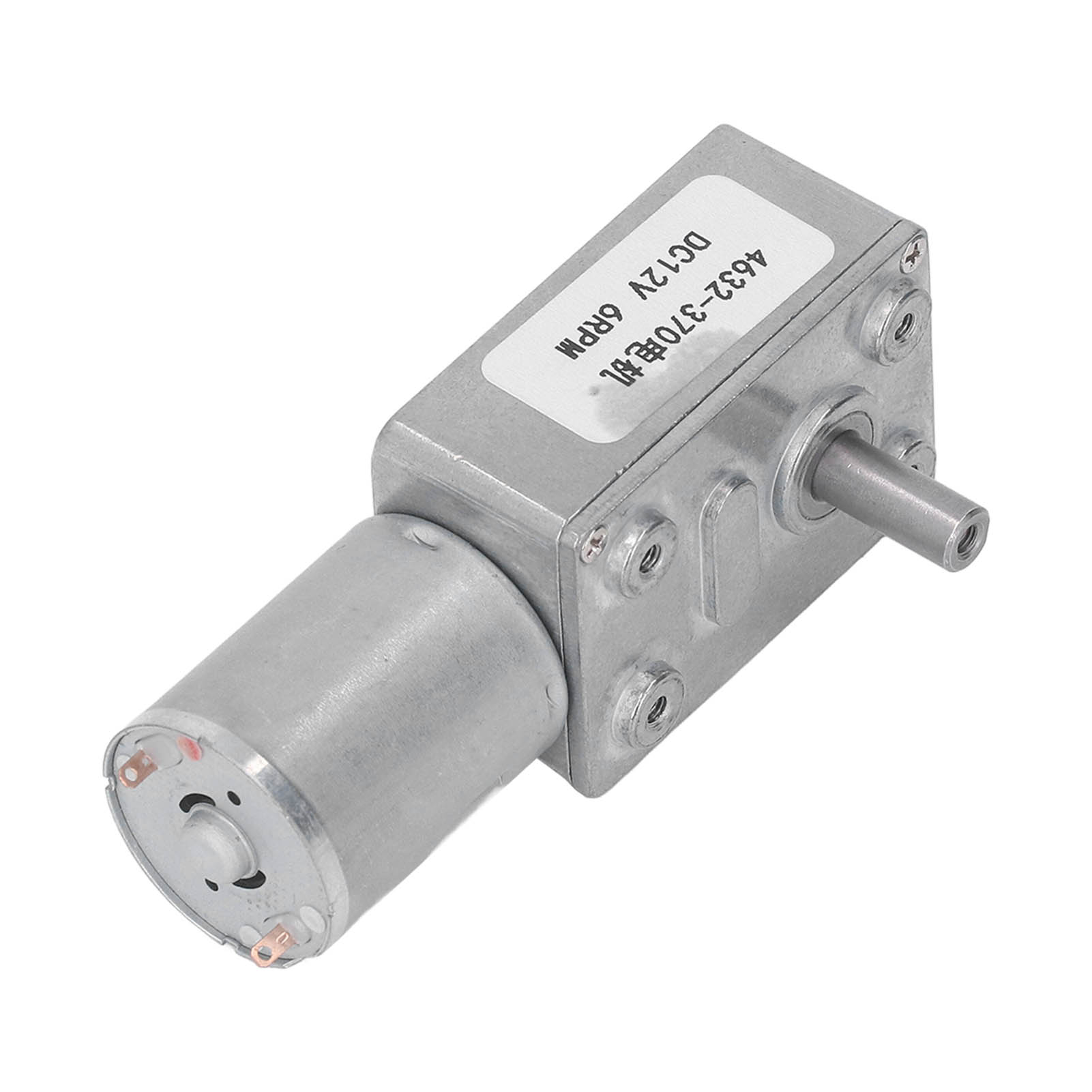 6 U/min Schneckengetriebemotor, Robust Selbsthemmend, 12v Gleichstrom-getriebemotor Für Türöffner, Kompakte Winde, Für Den Hausgebrauch.
