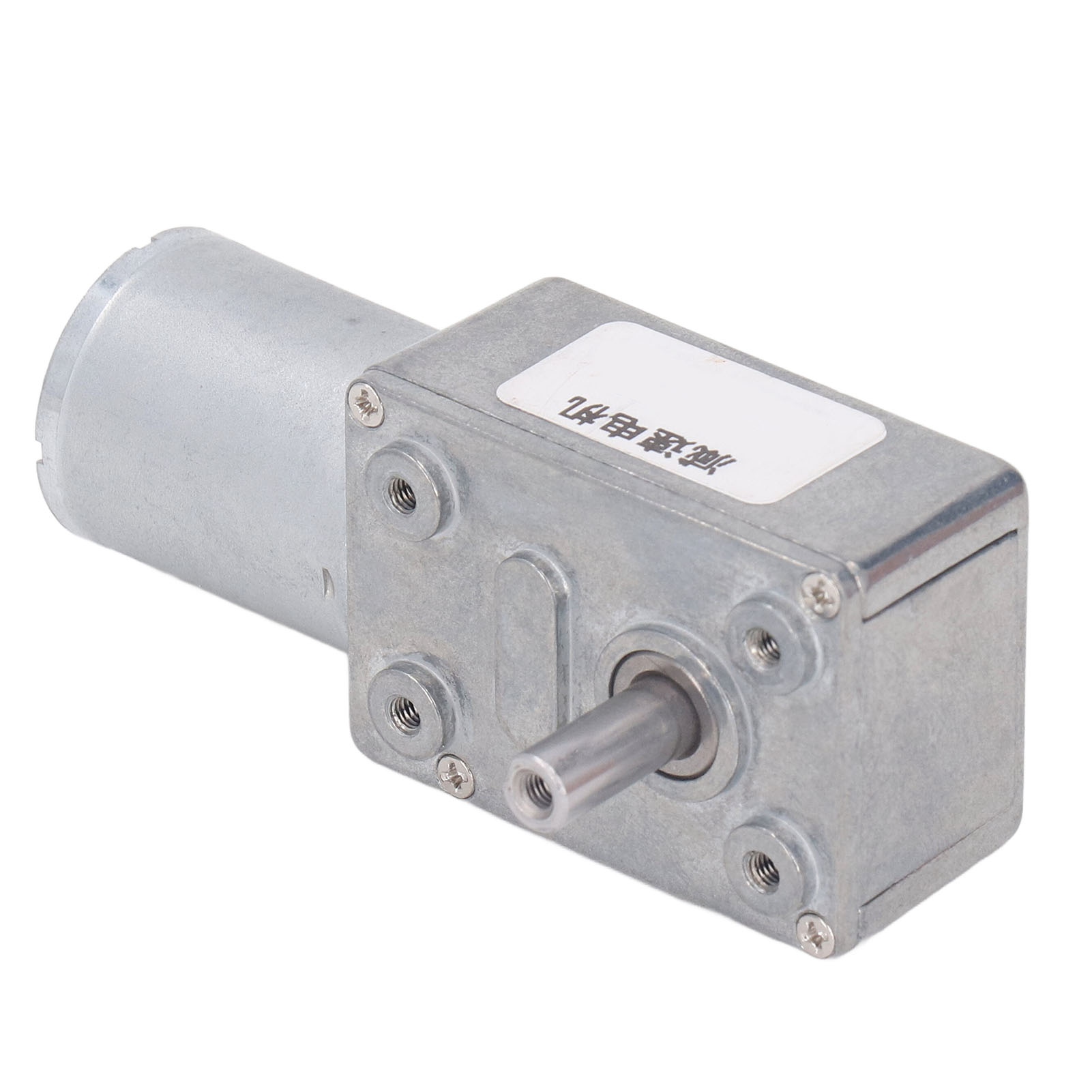 24-v-gleichstrom-schneckengetriebemotor (12 Mm, Einwelle), Drehmoment 4–25 Kg·cm, Reversibel, Selbsthemmend, 10 U/min, Mit Maschinenfuß