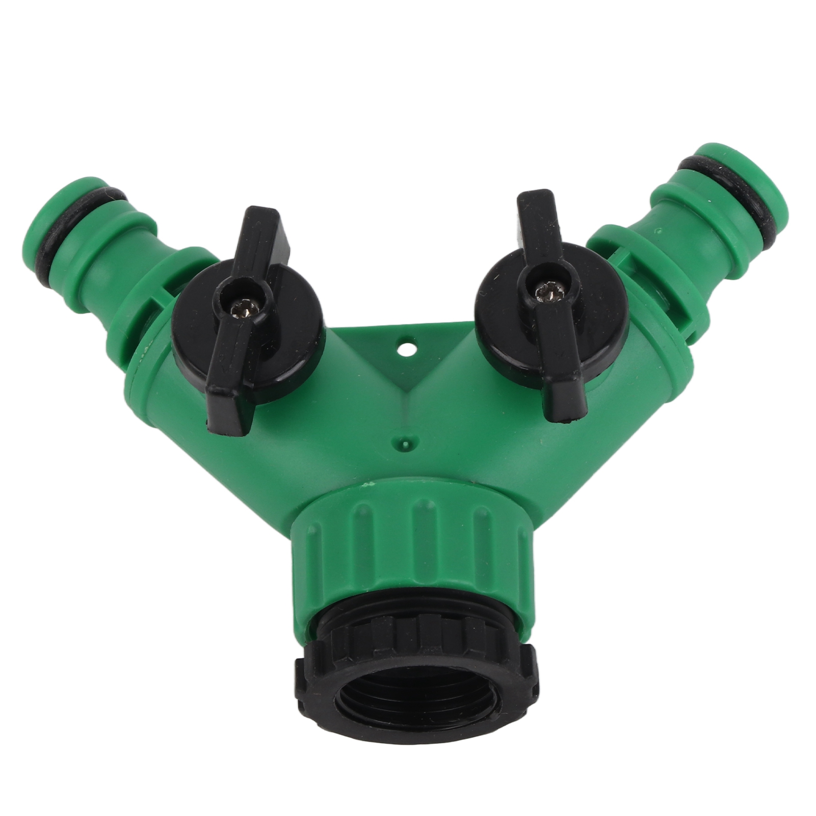 3-wege-wasserverteiler, 1 Einlass, 2 Auslässe, Wasserhahnadapter Für Waschmaschine Und Gartenbewässerung, 3 Anschlüsse.