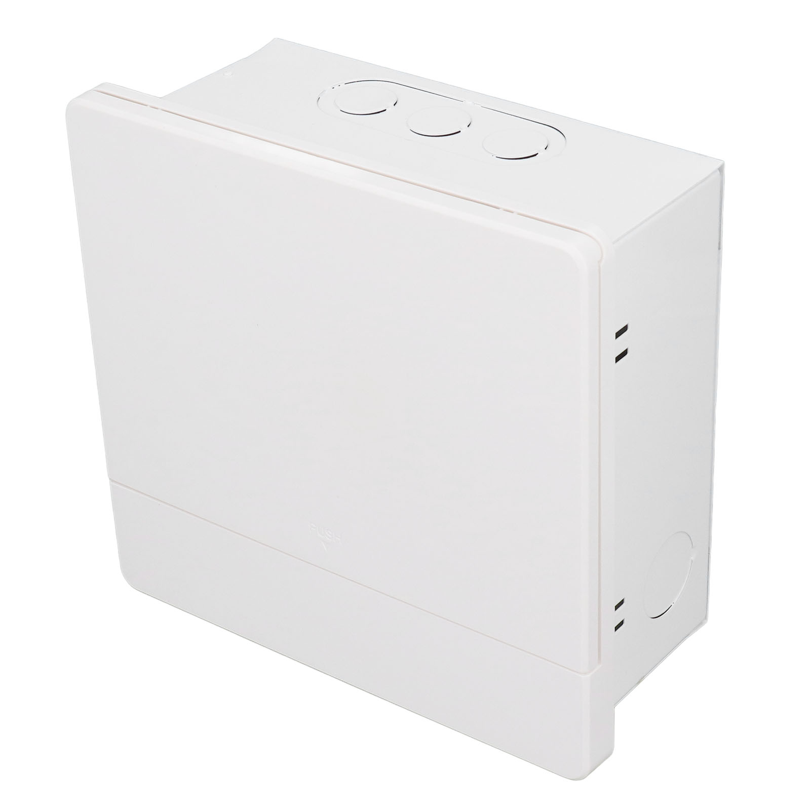 Moderner, Eingelassener 8-modul-pc-stahlverteilerkasten, Elektrogehäuse Mit Integrierter Din-schiene