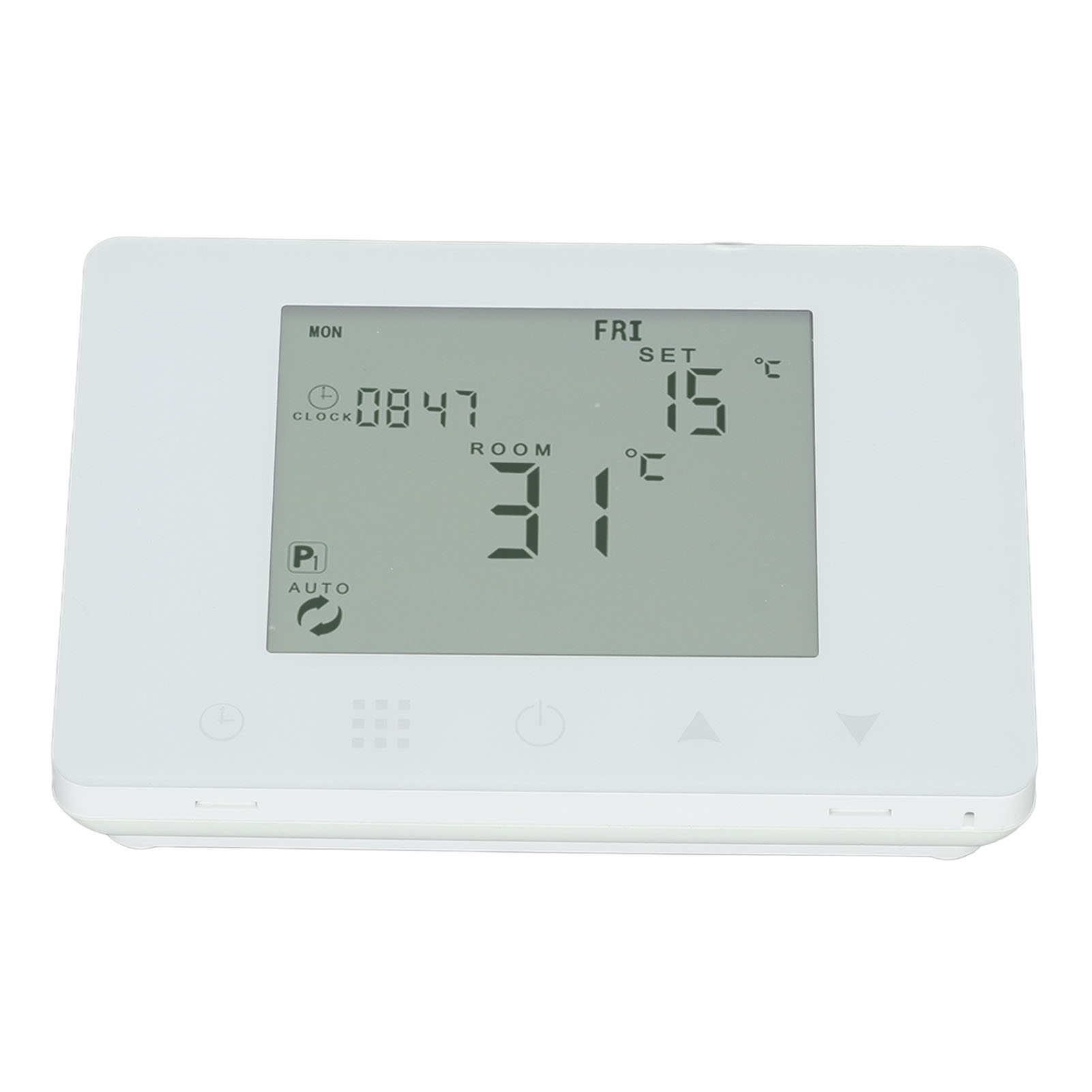 Funkgesteuerter Smart-thermostat, Programmierbarer Temperaturregler, Hintergrundbeleuchtetes Lcd-display, Wandmontierte Elektrische Heizung, Digitaler Hauscontroller, Led-bildschirm.