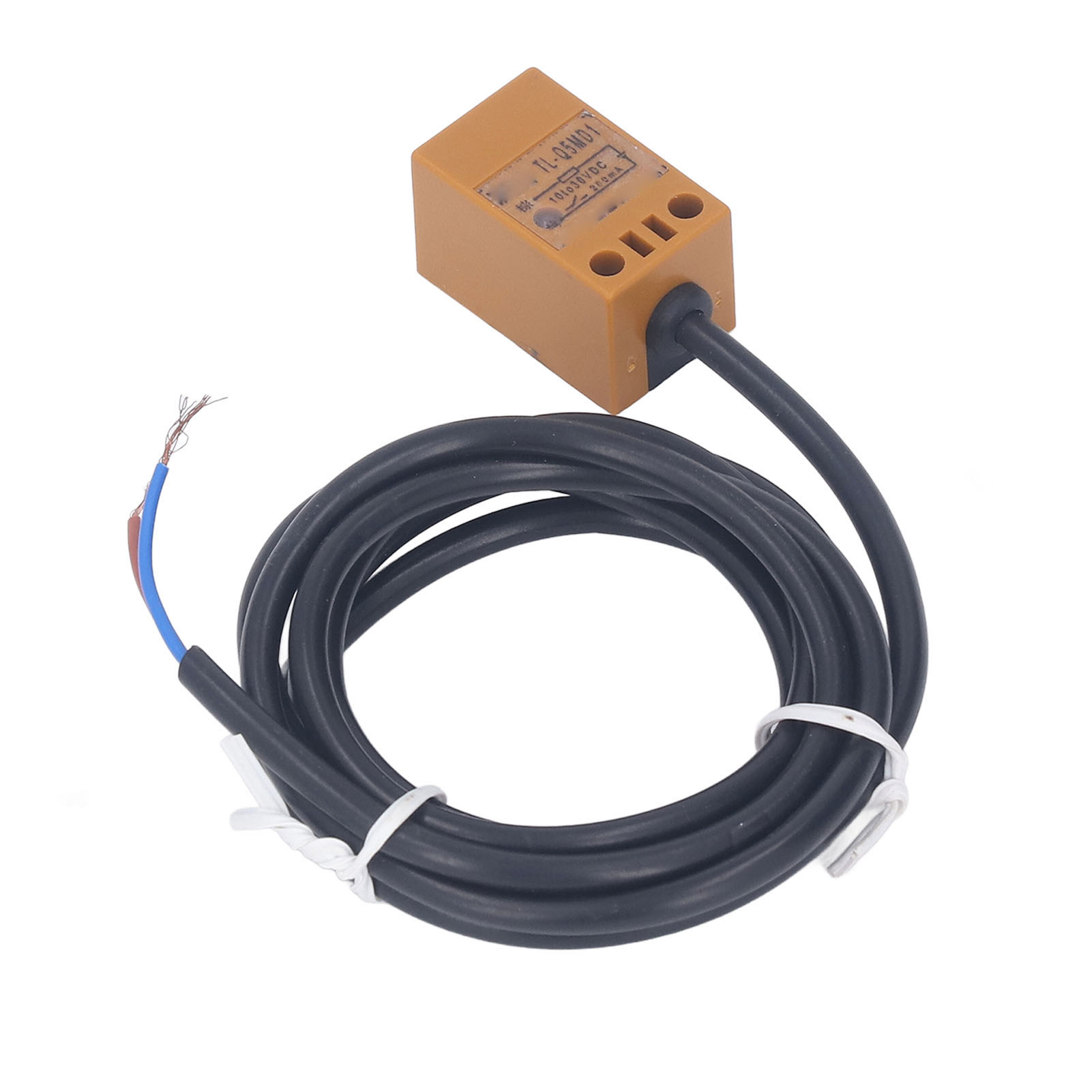 5-mm-induktiver Näherungssensor, 2-draht-npn-erkennung, Normalerweise Offen, Quadratischer Metallschalter, 10–30 V Dc-netzteil