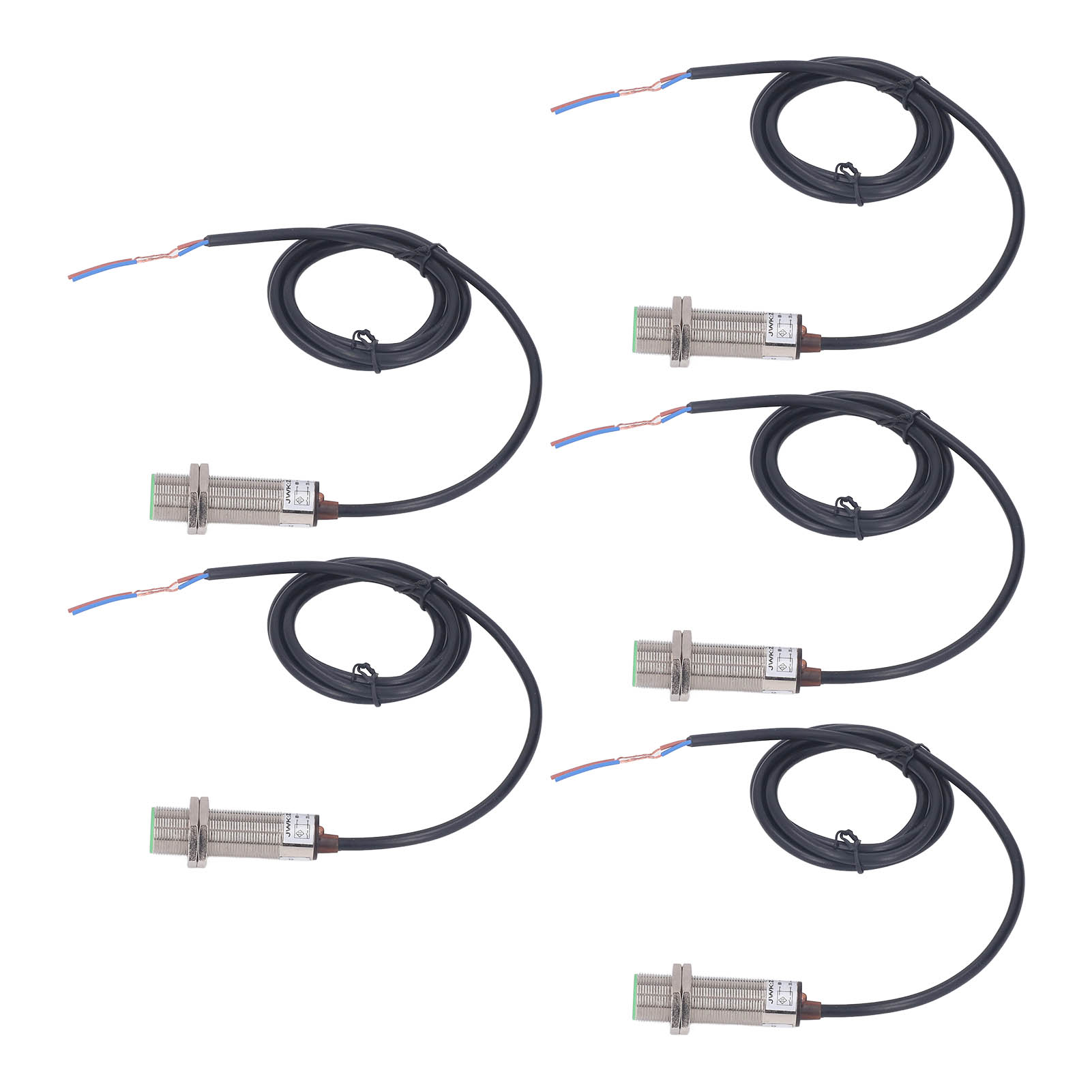 5 Induktive Näherungssensoren, 150 Hz, 2-draht, Schutzart Ip65, Metalldetektor, Ac/dc 0–250 V
