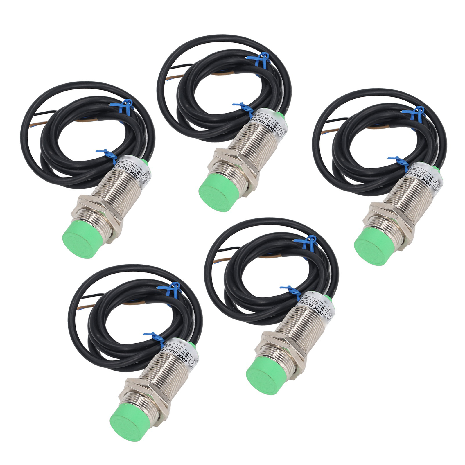 5 Stück Npn-induktiv-näherungssensoren Aus Abs-aluminiumlegierung, Ip65 Wasserdicht, Nicht Versenkbar, Präsenzmelder, 6–36 V Dc
