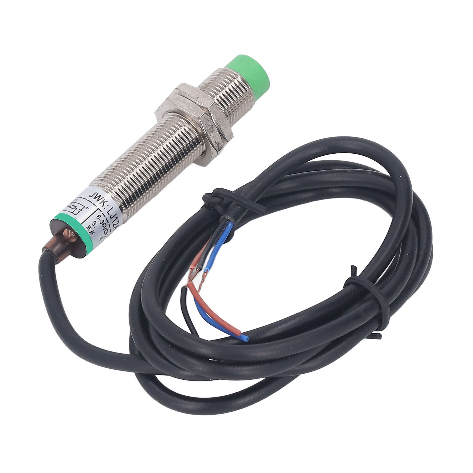 M12 Pnp Ip65 Wasserdichter Induktiver Näherungssensor, 5-teiliger Berührungsloser Näherungsschalter 6–36 V Dc, 1 Wasserbeständiger Induktiver Detektor