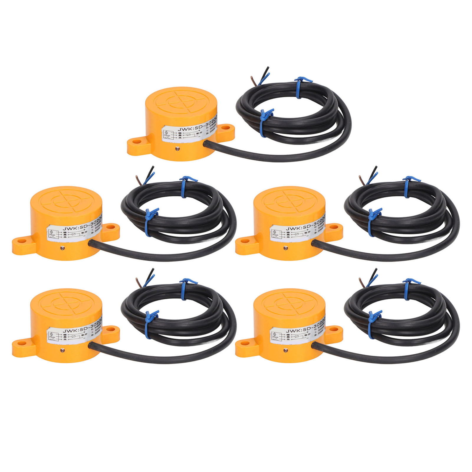 5-teiliger Pnp-induktionssensor, Nicht Versenkt, Ip65, 300 Ma, 6–36 V Dc, Industrieller Näherungsschalter, Annäherungsdetektor