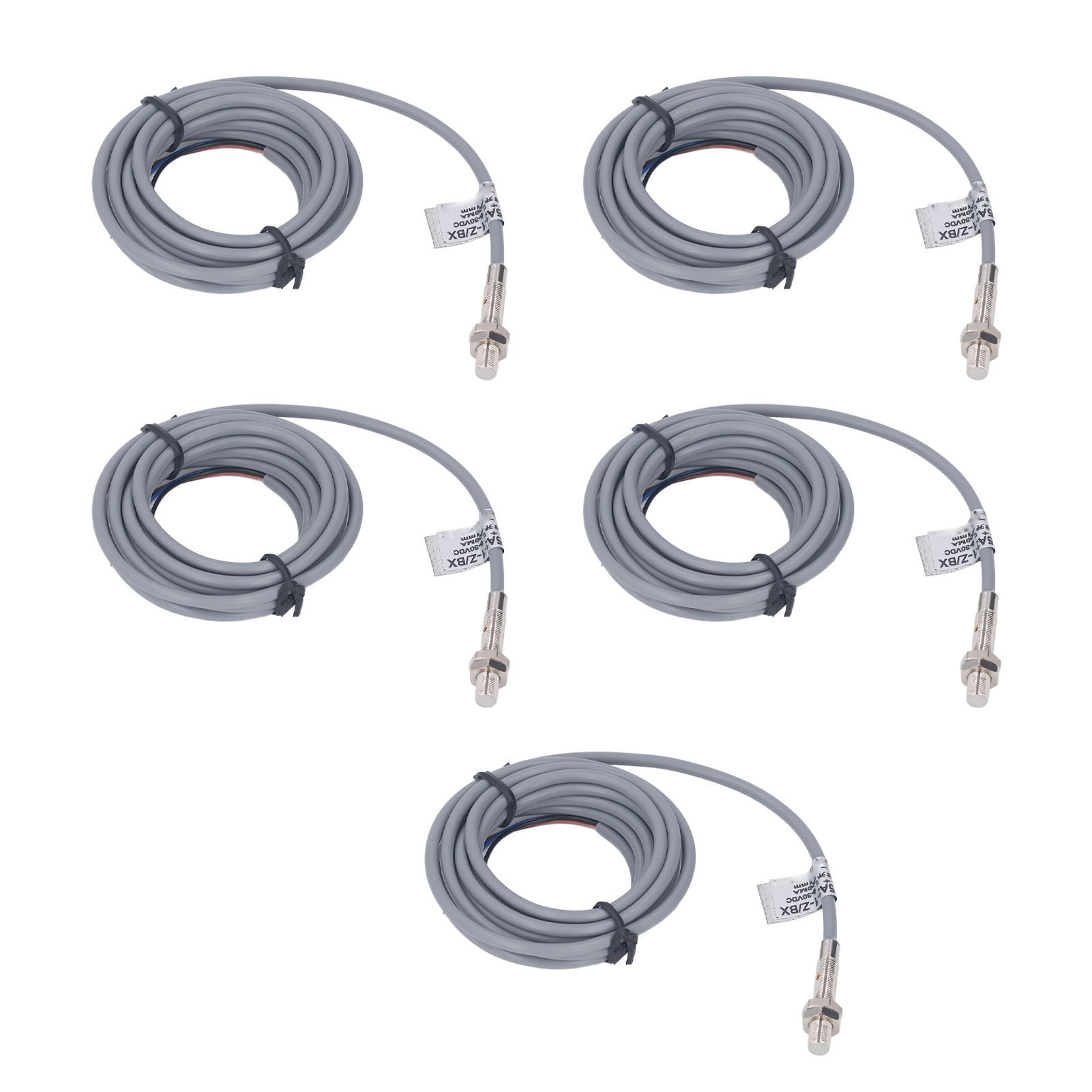 5 Wasserdichte Induktive Näherungssensoren (npn No) Ip65, Dc 6–30 V, 300 Ma, 5er-pack