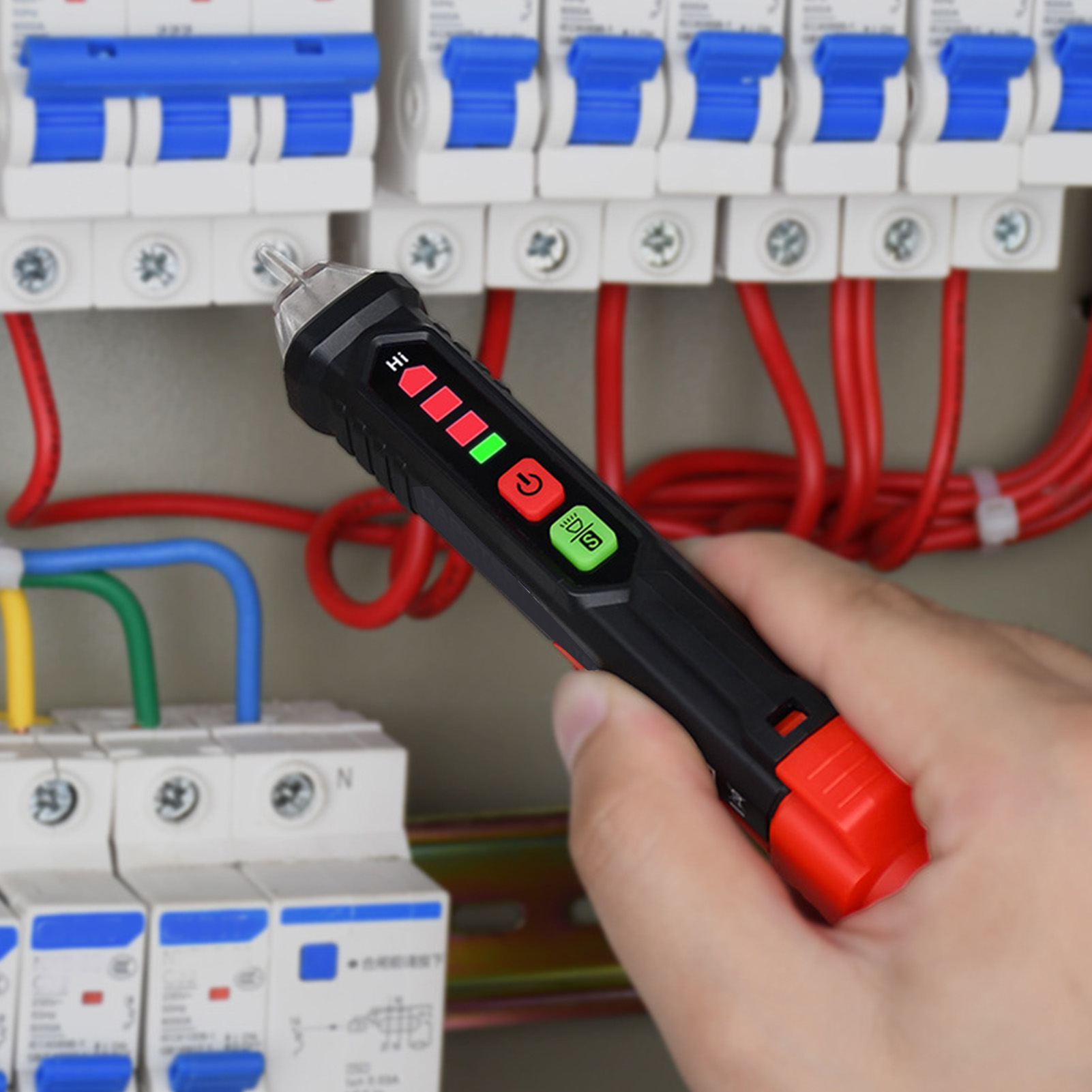 Berührungsloser Digitaler Spannungsprüfer, Multifunktionaler Intelligenter Led-induktionsstift Für Elektriker, Heimwerker Und Profis.
