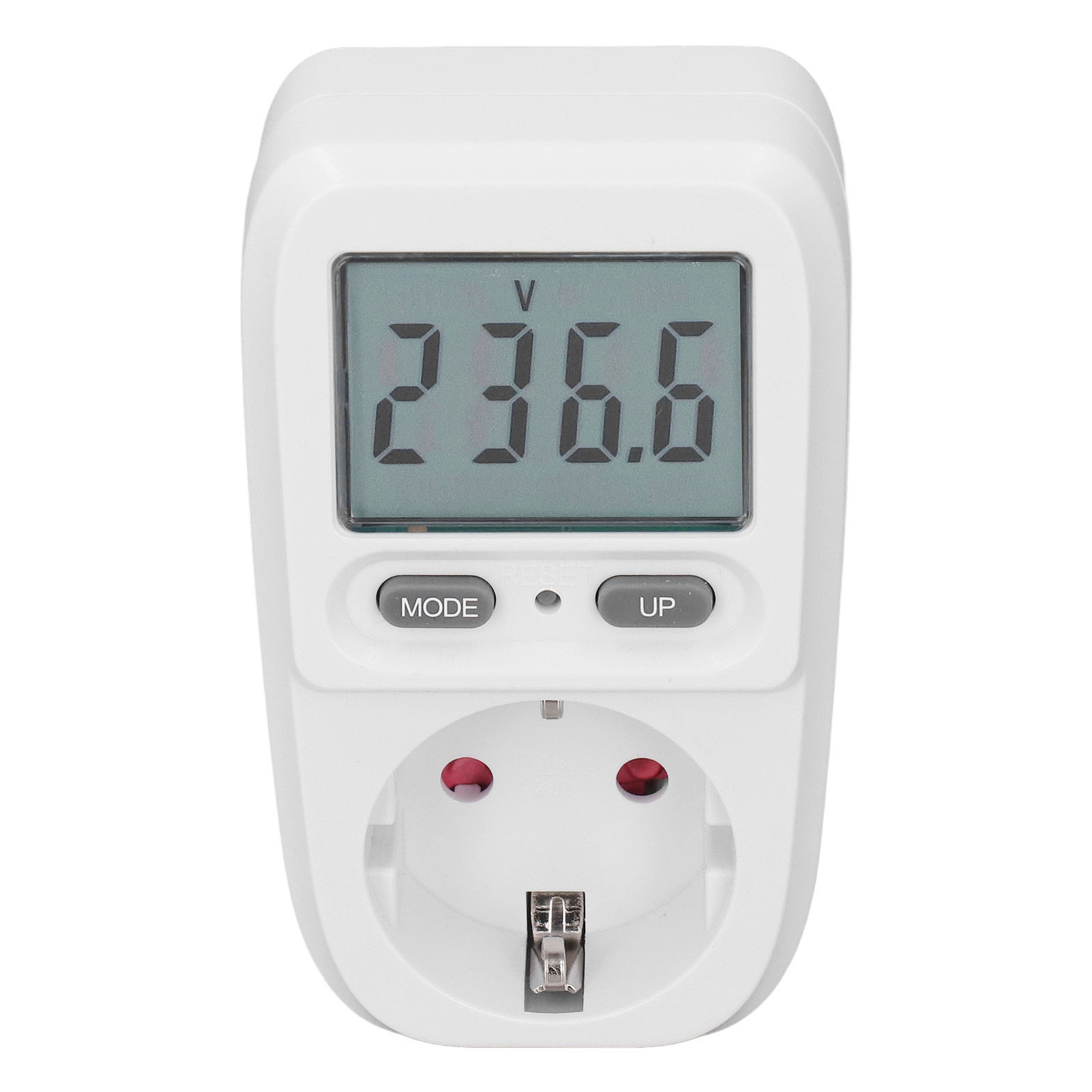 Intelligente Steckdose Mit Digitalanzeige, Überwachungsvoltmeter, 230-v-spannungsmesser, Deutscher Stecker, Für Zuhause Und Büro