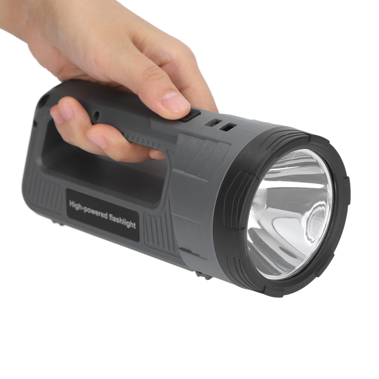 Wiederaufladbare Tragbare Led-taschenlampe Per Usb, Wasserdichter Scheinwerfer Gemäß Ip65, Handtaschenlampe Mit Eingebautem Akku, Notbeleuchtung Für Den Außenbereich.