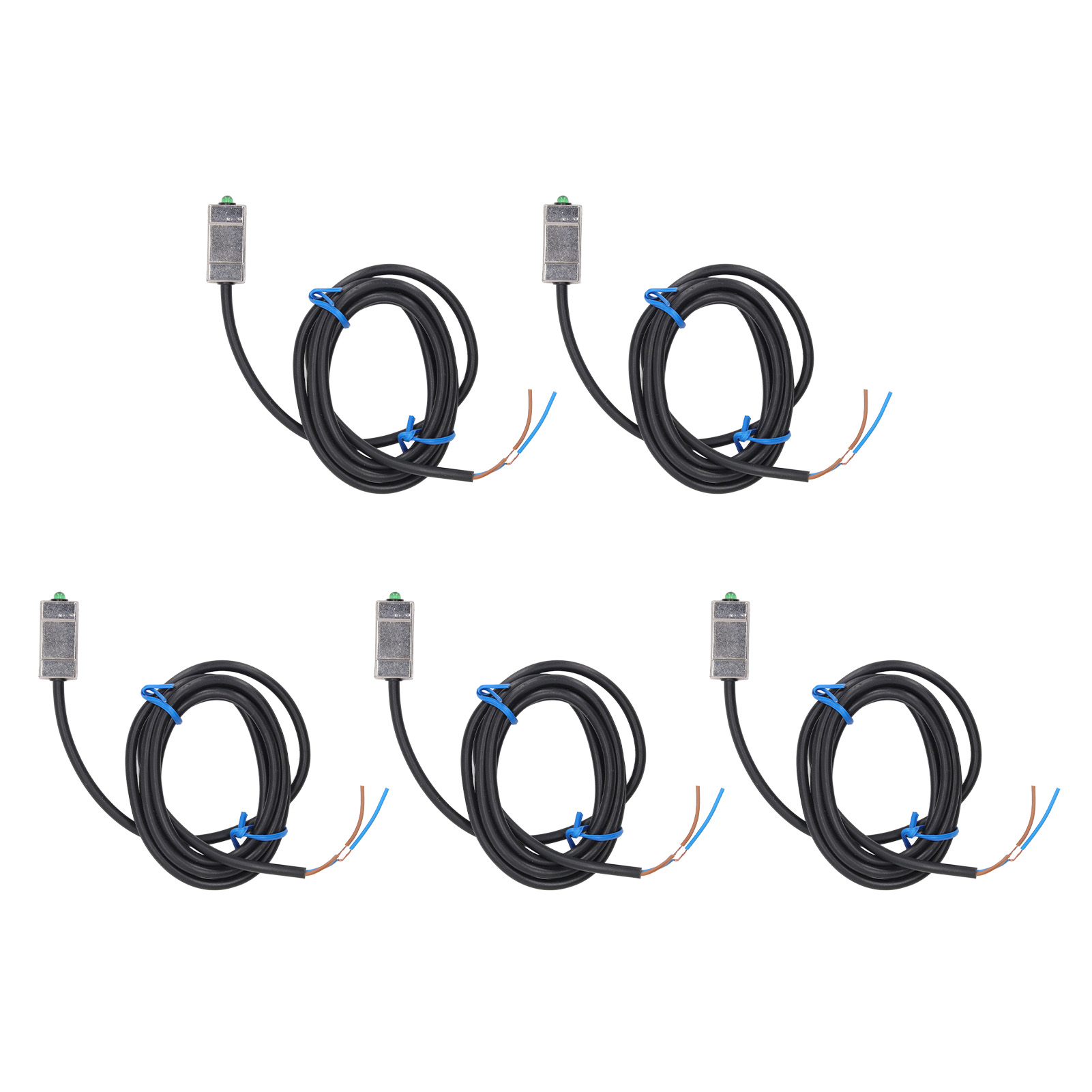 2-draht-magnet-näherungssensor, Normalerweise Offen, 5 Stück 100 Ma Ac/dc 5–240 V Reed-schalter Türsensor Für Alarm- Und Automatisierungsfunktionen