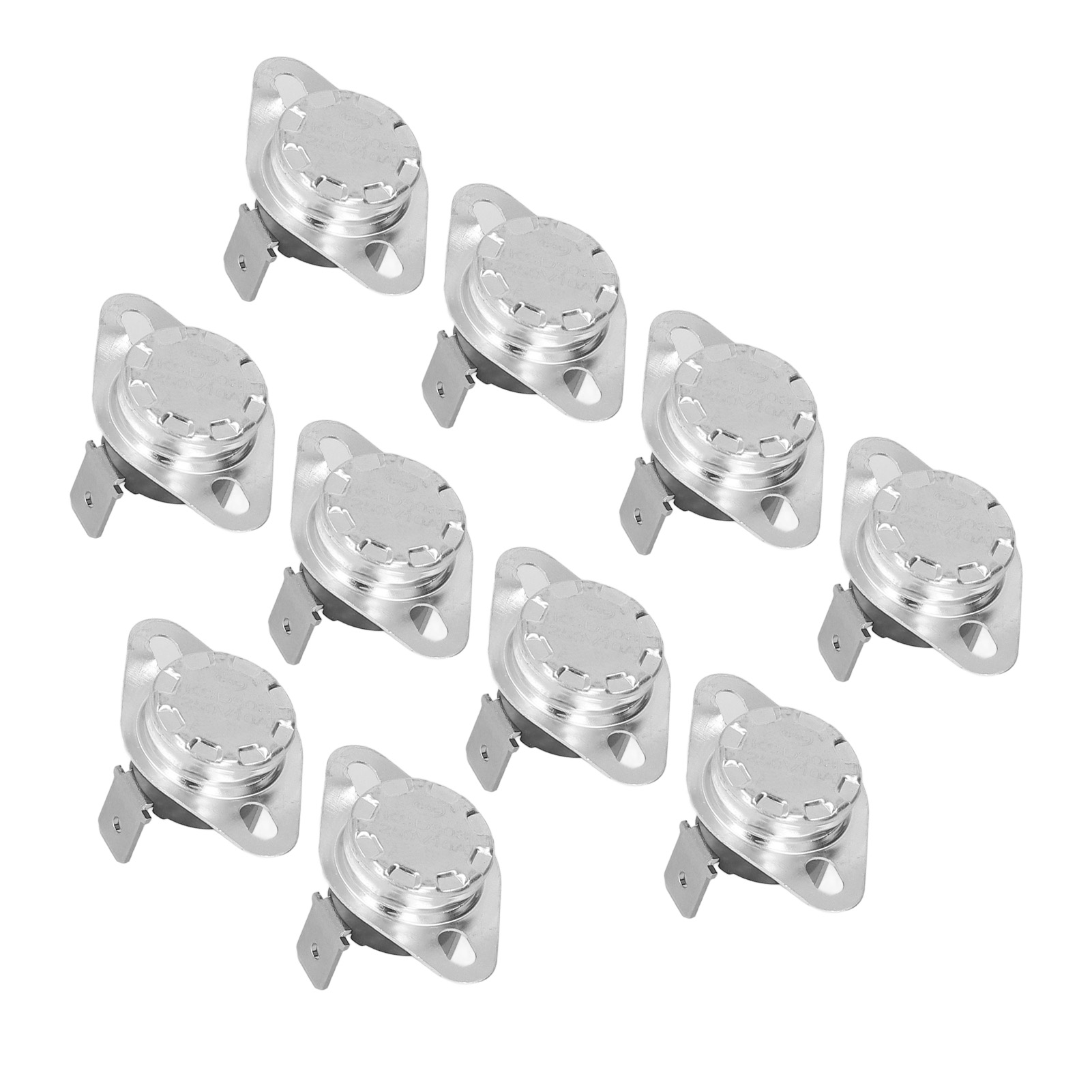 10 Thermostate Mit Manueller Rückstellung, Bimetall-thermoschalter, Temperaturregelung, 10 A, 250 V, 90 °c