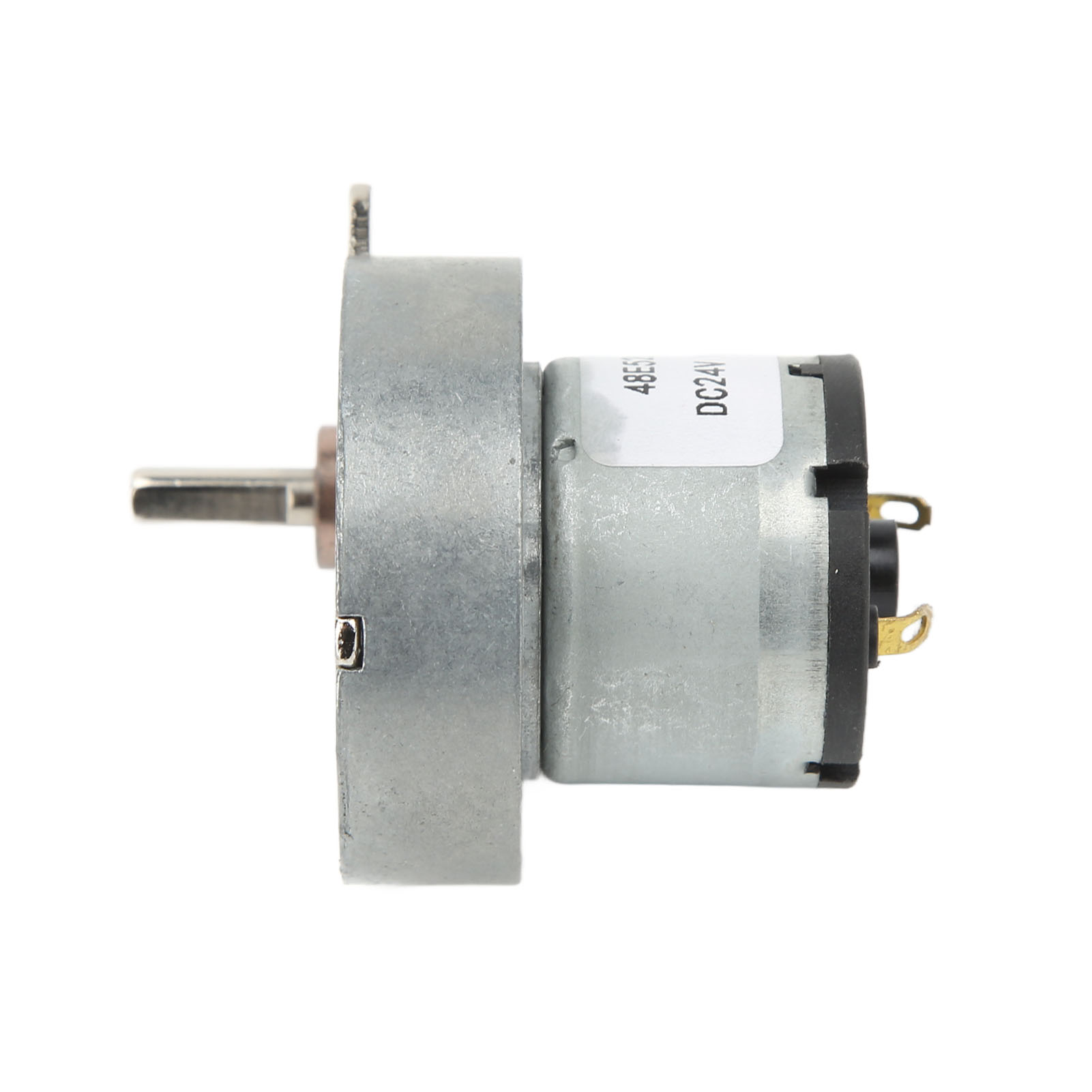 24-v-gleichstrom-getriebemotor, 100 U/min, Hohes Drehmoment, Einstellbare Drehzahl, Reversibel, Selbsthemmend, Getriebemotor 48e520