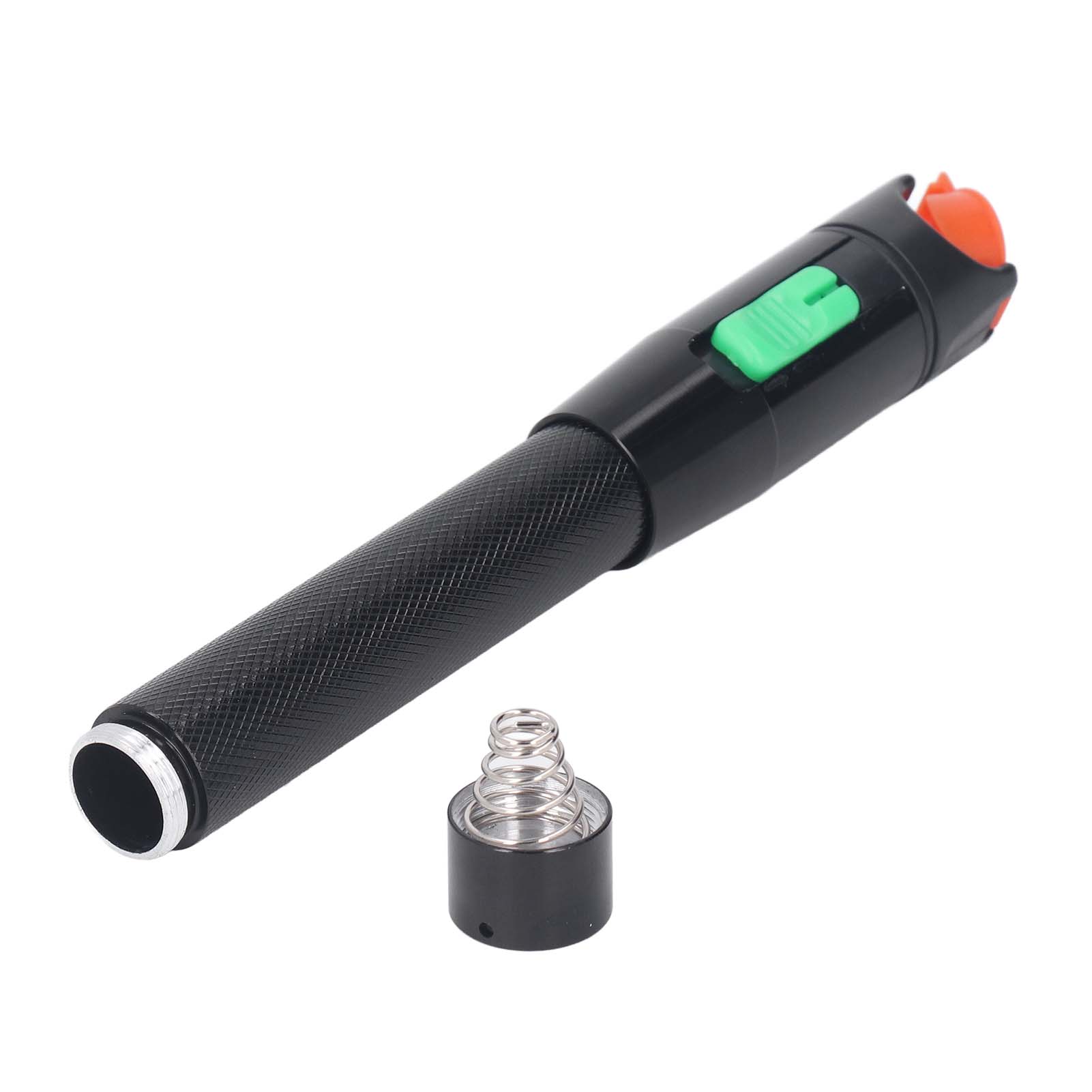 30mw Stift-glasfasertester, 630-670nm Optischer Fehlerortungsgerät, 2,5mm Stecker, Gehäuse Aus Aluminiumlegierung, Netzwerkdiagnosegerät.