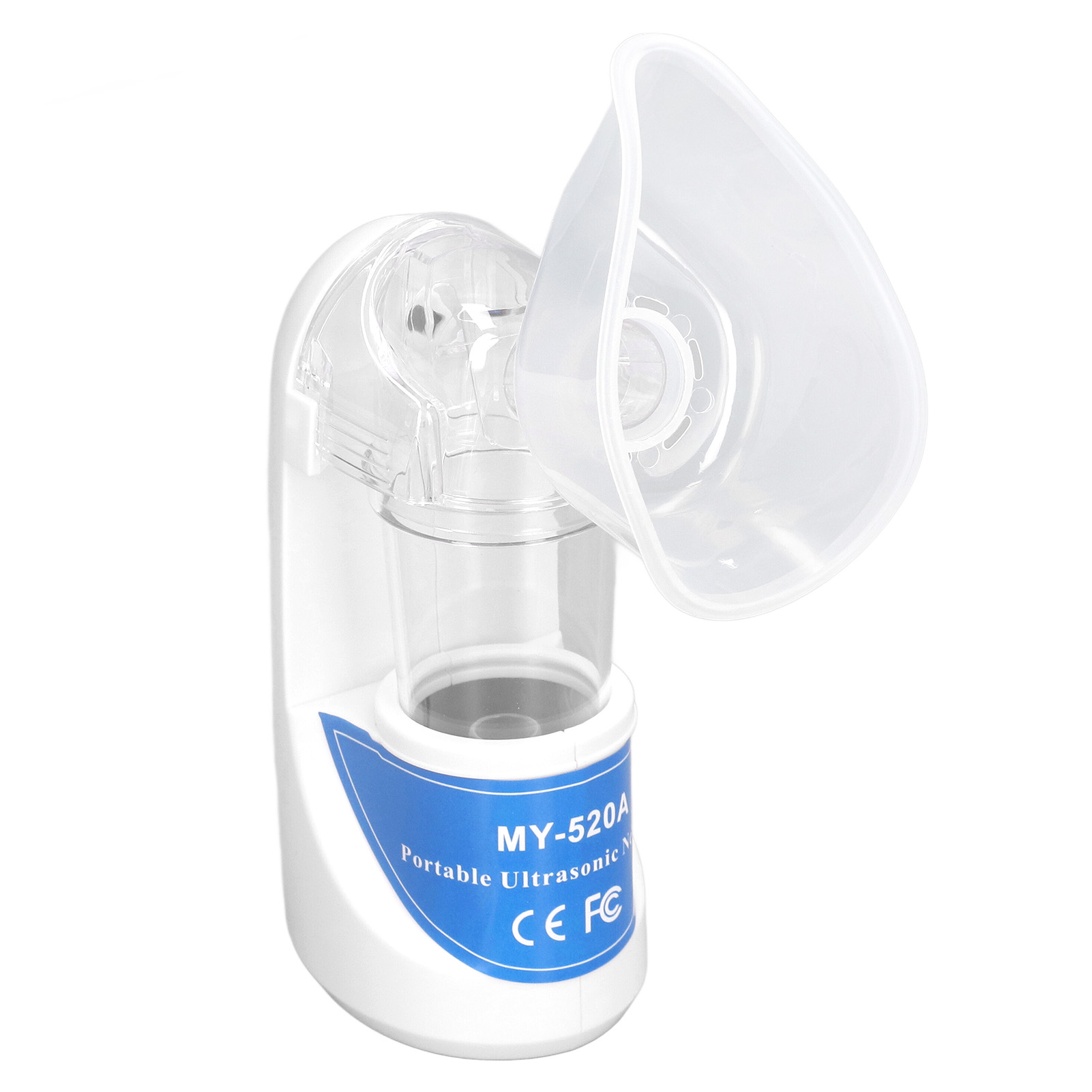Tragbarer, Geräuschloser Ultraschall-vernebler, Mini-tascheninhalator Für Reisen Und Notfälle, 100–240 V, Eu-stecker
