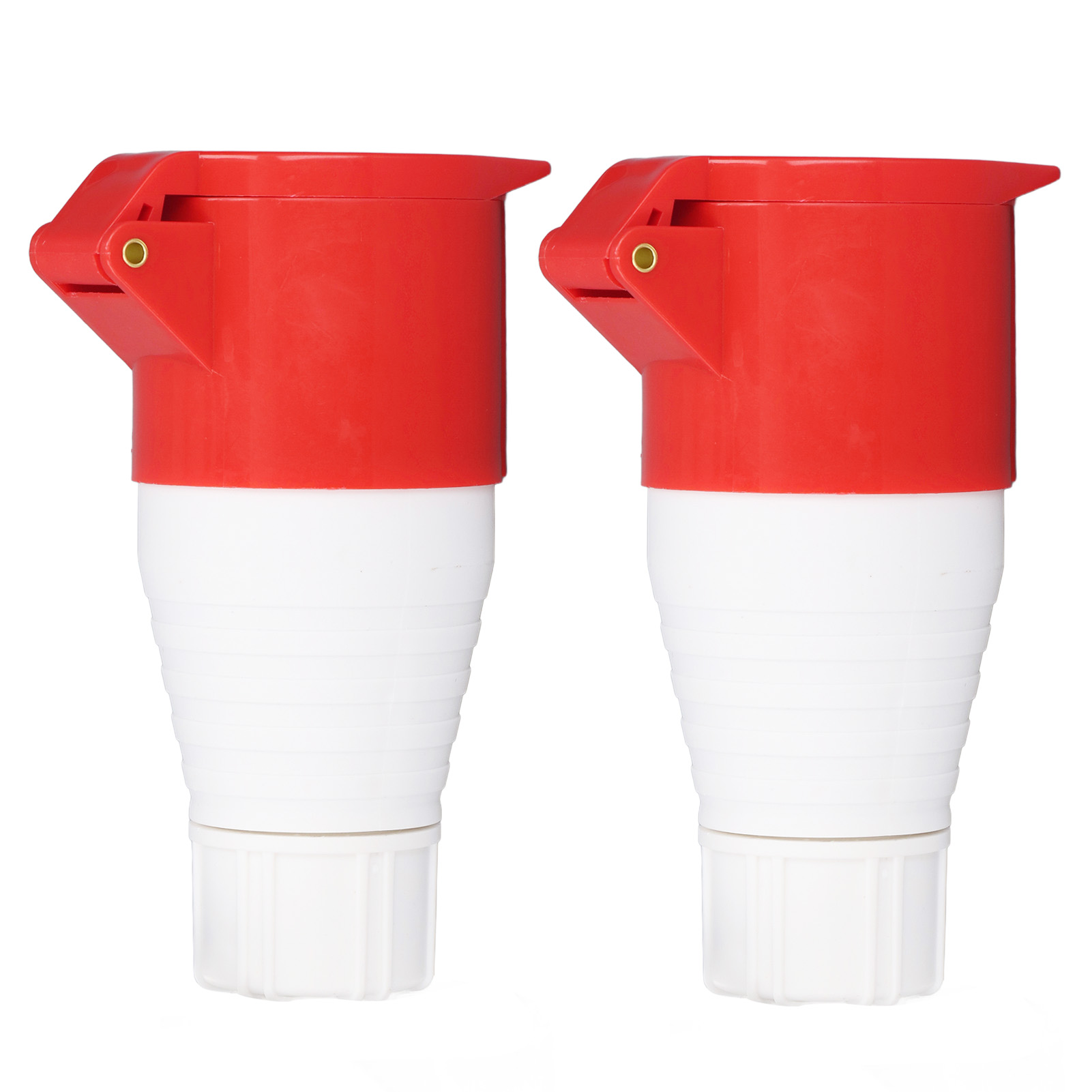 Ip44 Wasserdichter 5-poliger Industriestecker, 2 Stück, 220-380v 240-415v Elektrischer Stecker Für Brauereien Und Brennereien