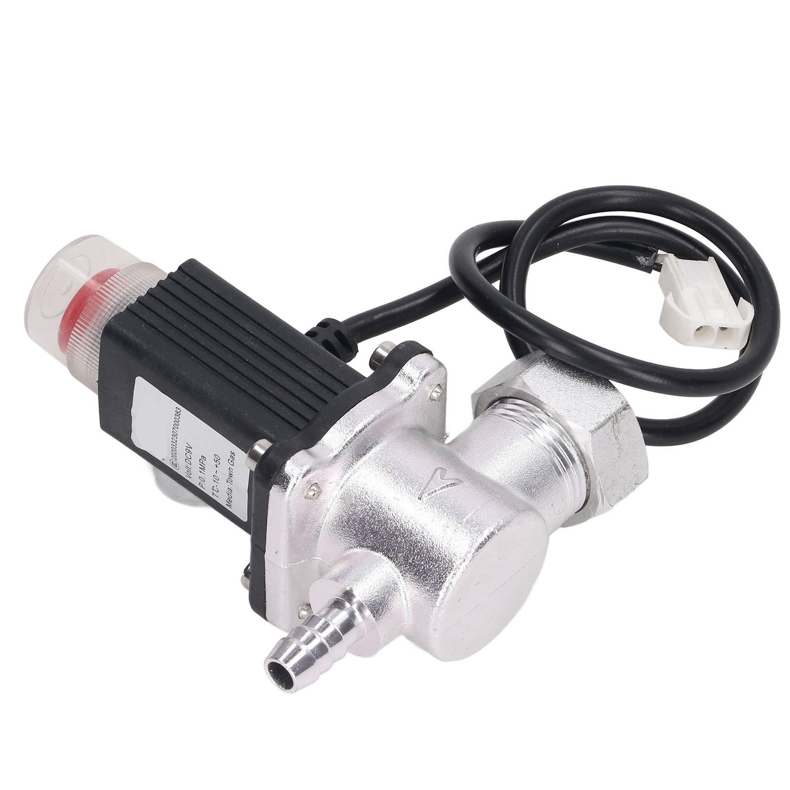 Gassicherheitsventil Mit Leckageerkennung, Automatischem Absperrventil, Akustischem Alarm, Ac90-240v Stromversorgung, Eu-stecker, Komplettes Set.