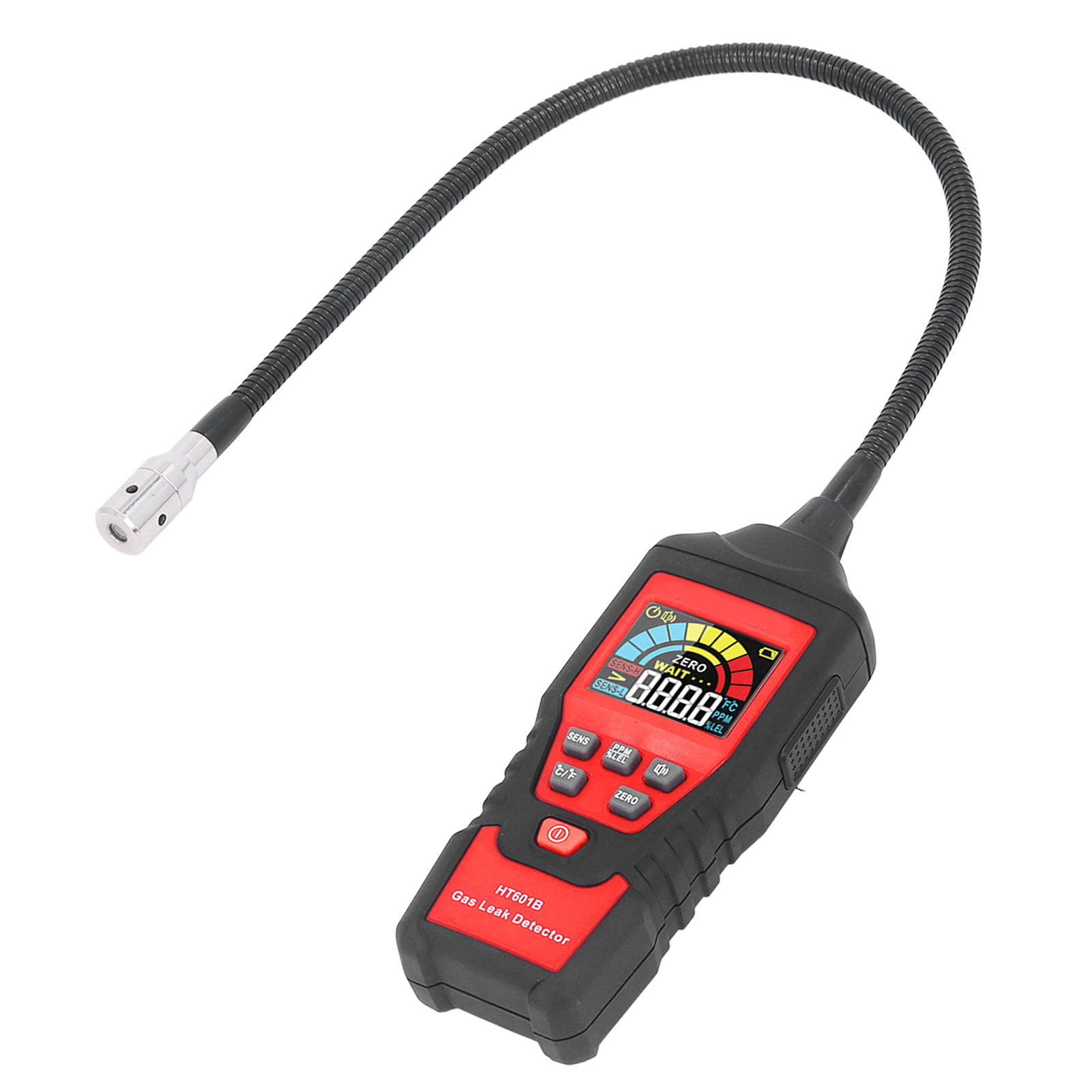 Gaslecksuchgerät Mit Akustischem Und Optischem Alarm, Digitalem Lcd-display, Brenngasprüfer Für Zuhause