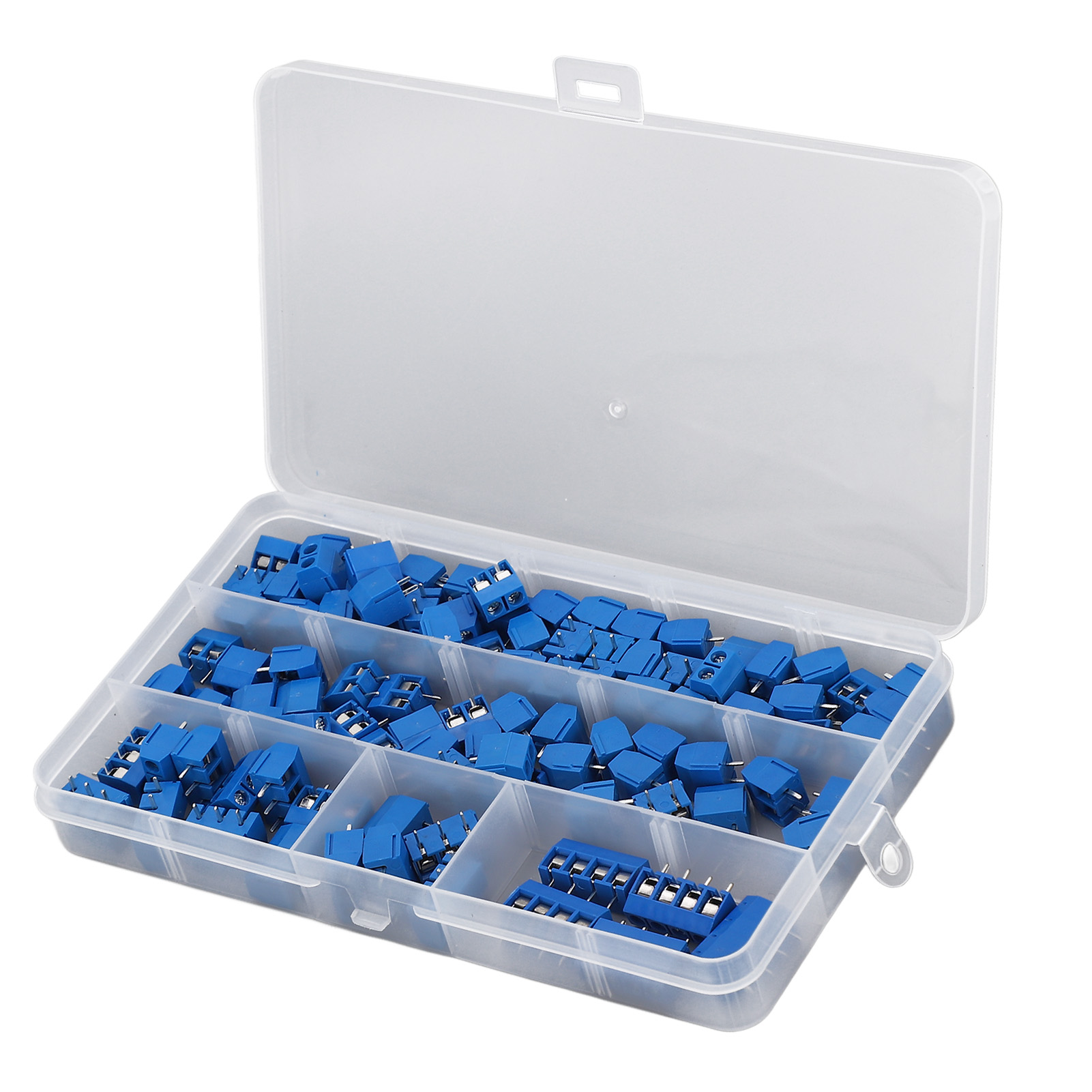 100-teiliger Leiterplatten-schraubverbinder, 2/3/4-polige Klemmenleiste, 10 A 300 V, 5 Mm Rastermaß, Für Elektronische Schaltungen