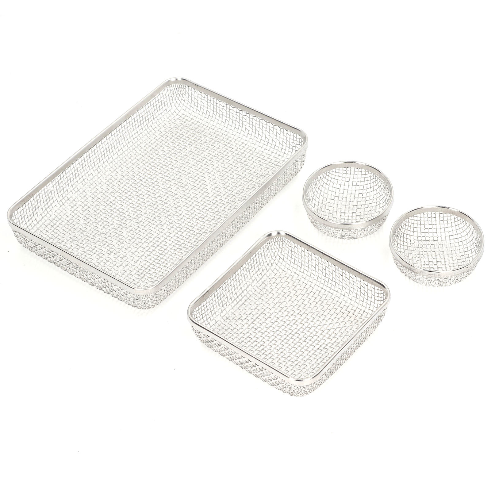 Lüftungsgitter Aus Edelstahl Mit Moskitonetz Aus Stahl, Set Mit 2 Maschenpaneelen Für Den Backofen, Schutz Vor Fliegenden Insekten, Inklusive Federbefestigung.