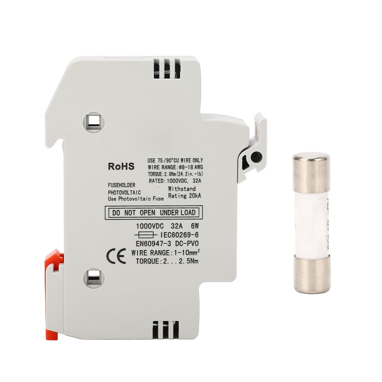 1p 32a 1000v Dc Schutzsicherung Mit 10x38mm 15a Schalter Für Photovoltaik-solarmodule, Schutzschalter