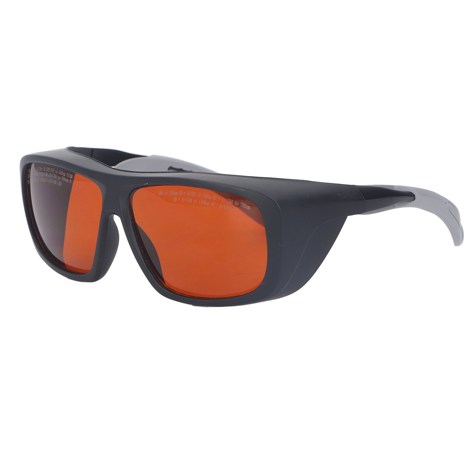 Laserschutzbrille Aus Kunststoff Für Glasfaserprojekte, Wellenlängen 180–540 Nm Und 750–1100 Nm, Augenschutz