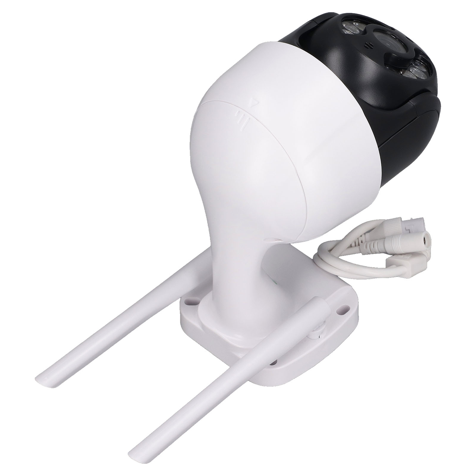 1080p Hd Wlan-überwachungskamera Für Den Außenbereich, Automatische Verfolgung, Ki-bewegungserkennung, Farbnachtsicht, Flutlicht Mit Alarm, 100–240 V Eu-stecker