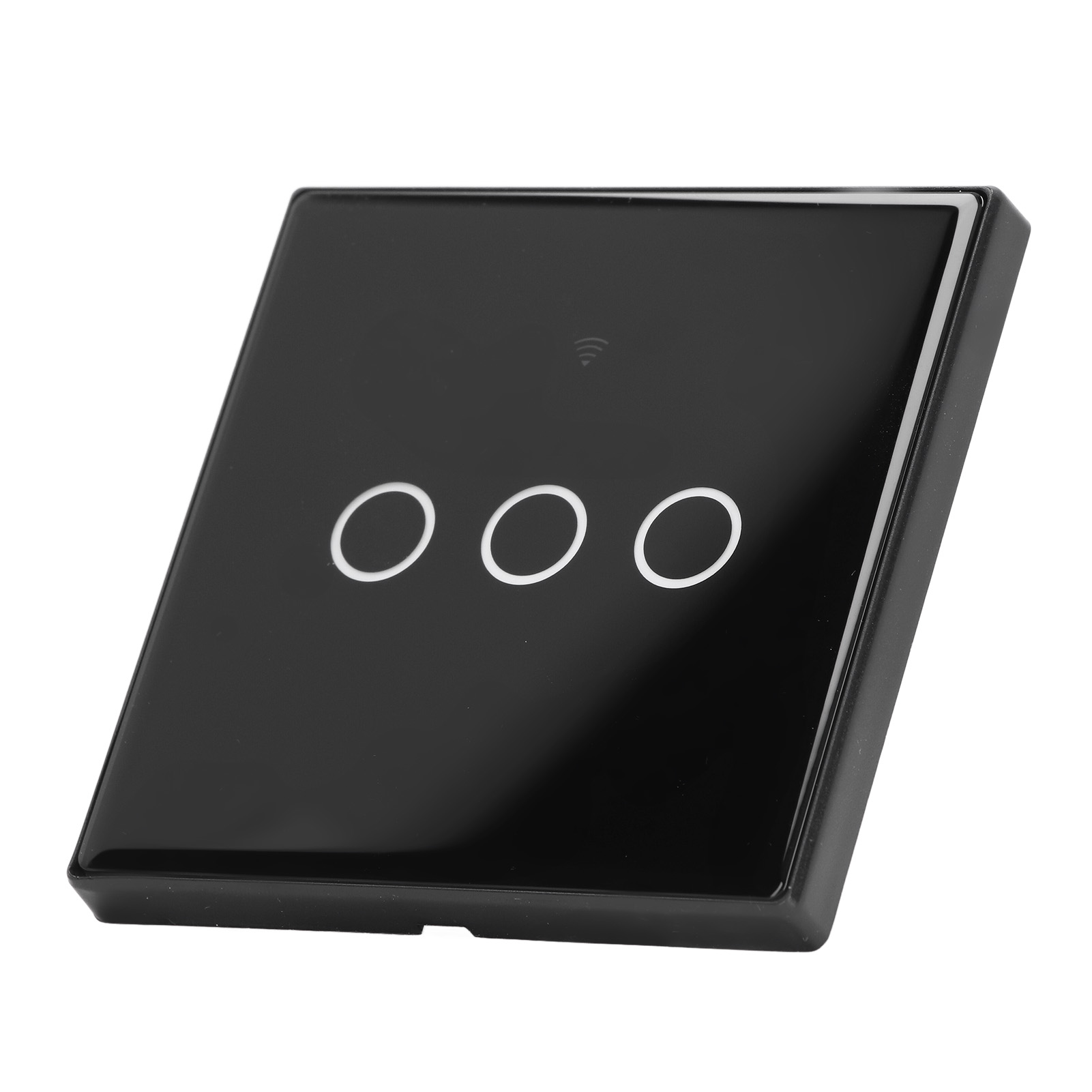 3-tasten-glas-touch-wandschalter Mit 2,4-ghz-wlan, Tuya-kompatibel, Sprachsteuerung, 100-250-v-wandpanel, Timer Und Fernbedienung.