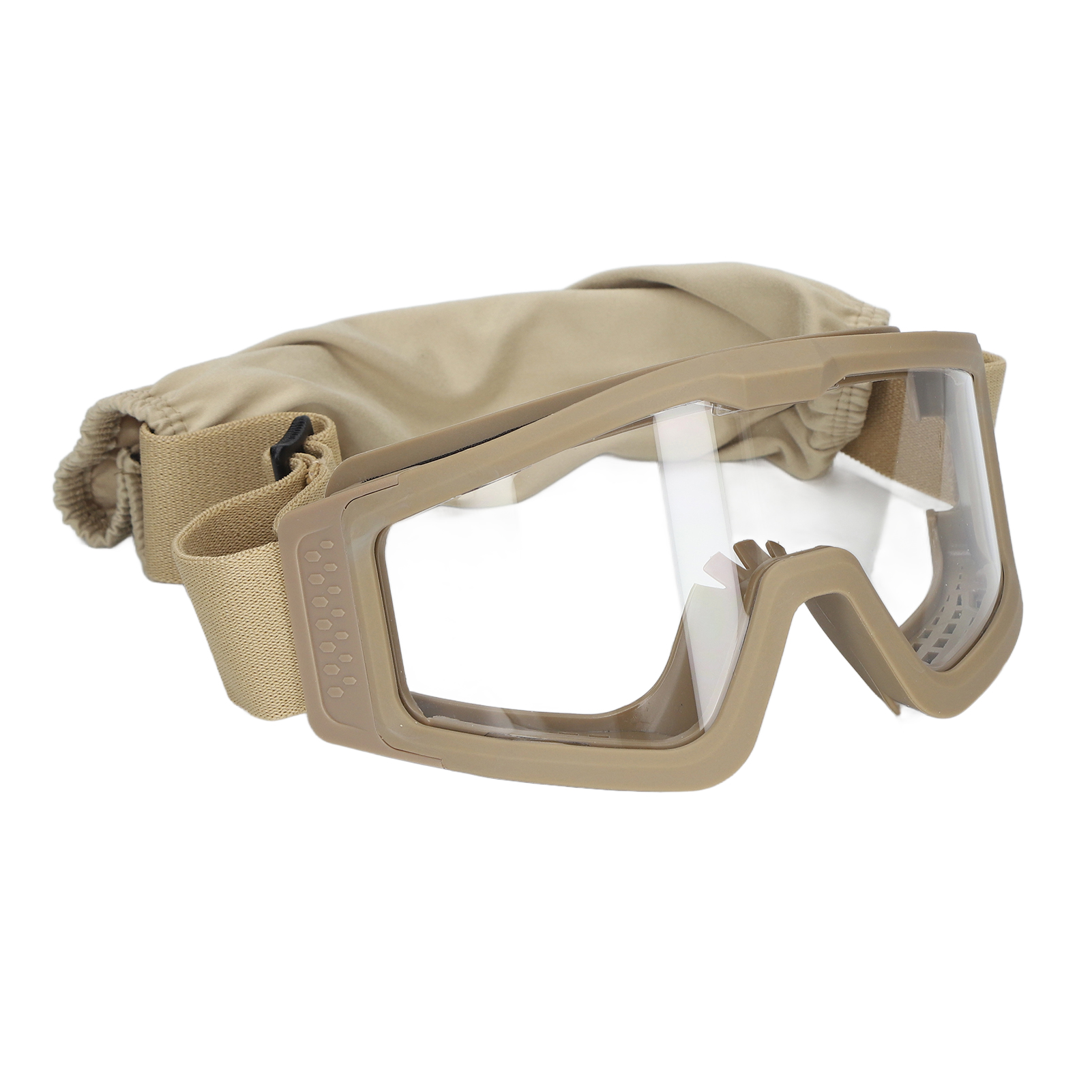 Abnehmbare, Stoßfeste Uv-schutzbrille, Dicker Khakifarbener Rahmen, Camping, Radfahren, Outdoor-accessoire.