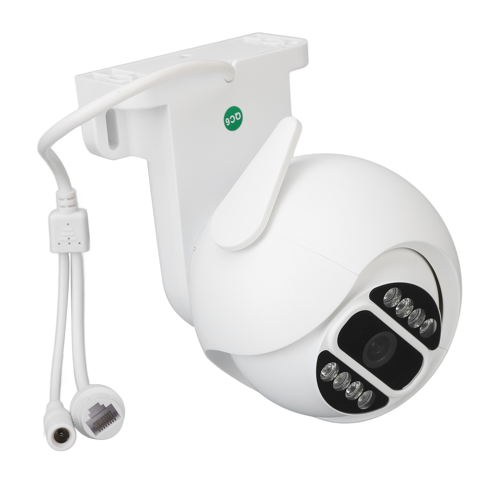 2-megapixel-wlan-überwachungskamera, Hd-nachtsicht, Ferngesteuerte Motorisierte Netzwerkkamera, 12-v-gleichstromversorgung, Drehbare Ip-kamera Für Den Innen- Und Außenbereich