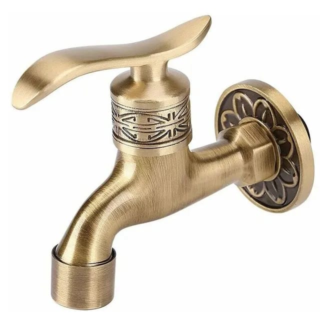Robinet À Joint Entièrement En Cuivre, Style Européen Antique, À Ouverture Rapide (traitement De Surface Bqsz-11-f : Antique) (référence Produit : 93419888 Référence Offre : 1022liu39)