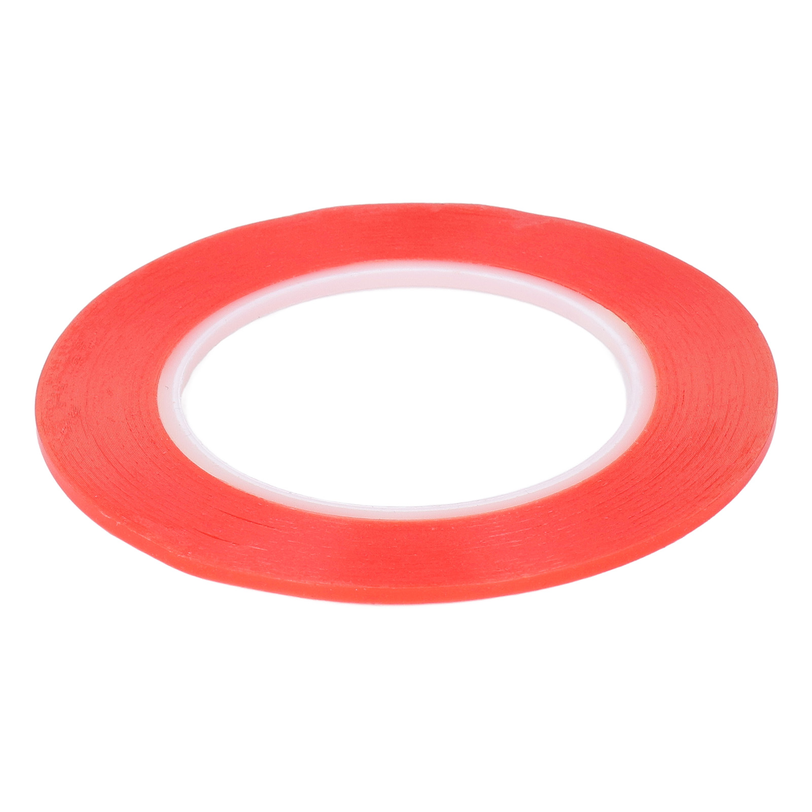 Doppelseitiges, Ringförmiges Pet-klebeband, Selbstklebend, Wasserdicht, Zur Sicherung Von Gegenständen Im Haushalt, Rot, 8 Mm (0,31 Zoll)