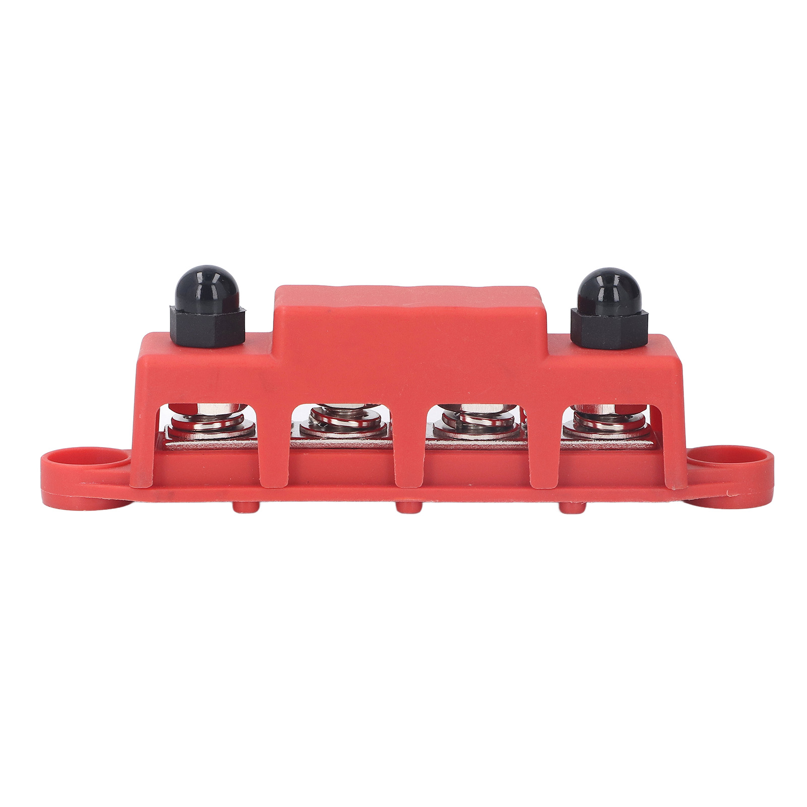 4-polige Verteilerleiste, M10-anschlüsse, 250 A 48 V Dc Stromverteilerblock Für Auto, Wohnmobil, Boot, Rot