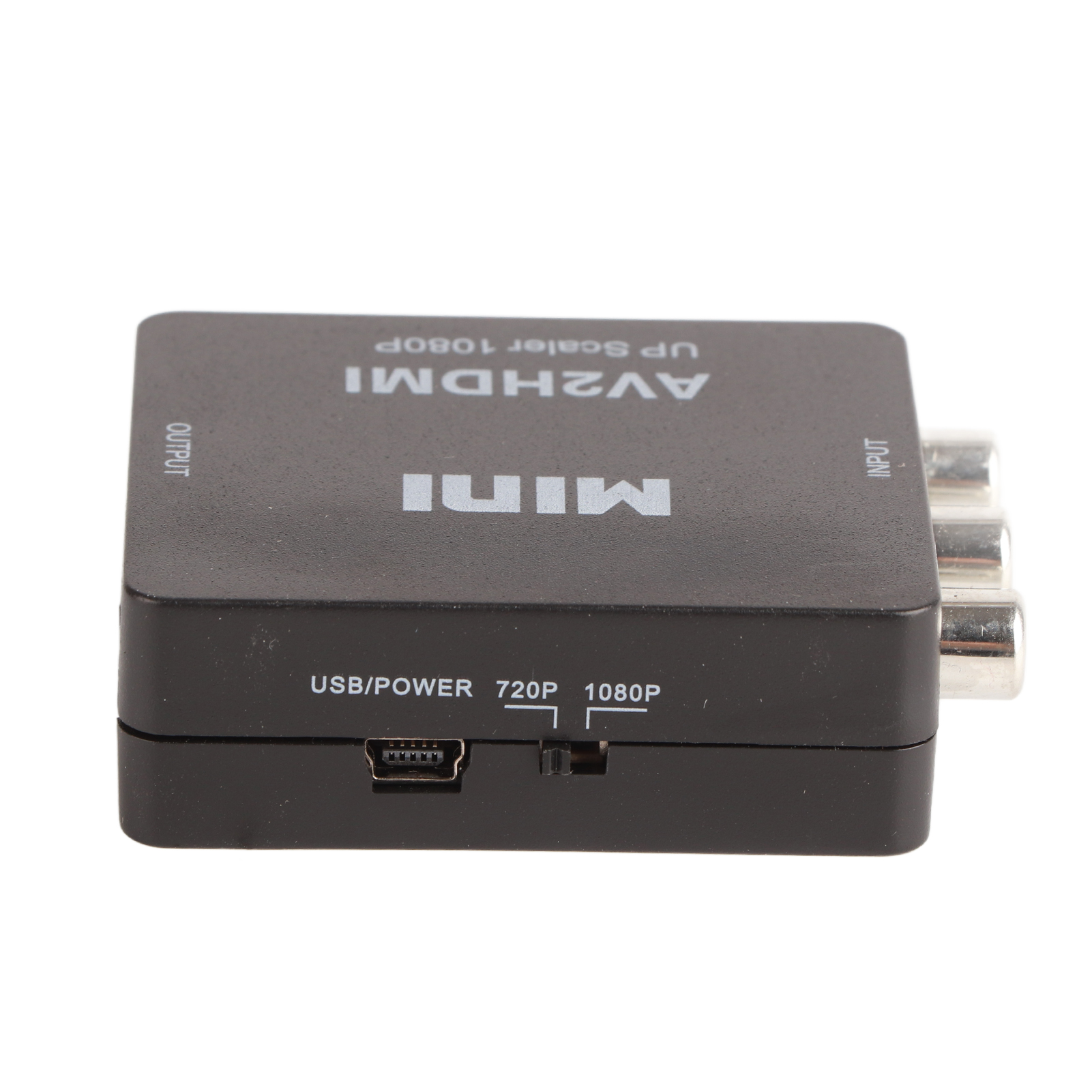 1080p Av-zu-hdmi-konverter, Geringer Stromverbrauch, Schwarz, Für Fernseher, 5-v-netzteil
