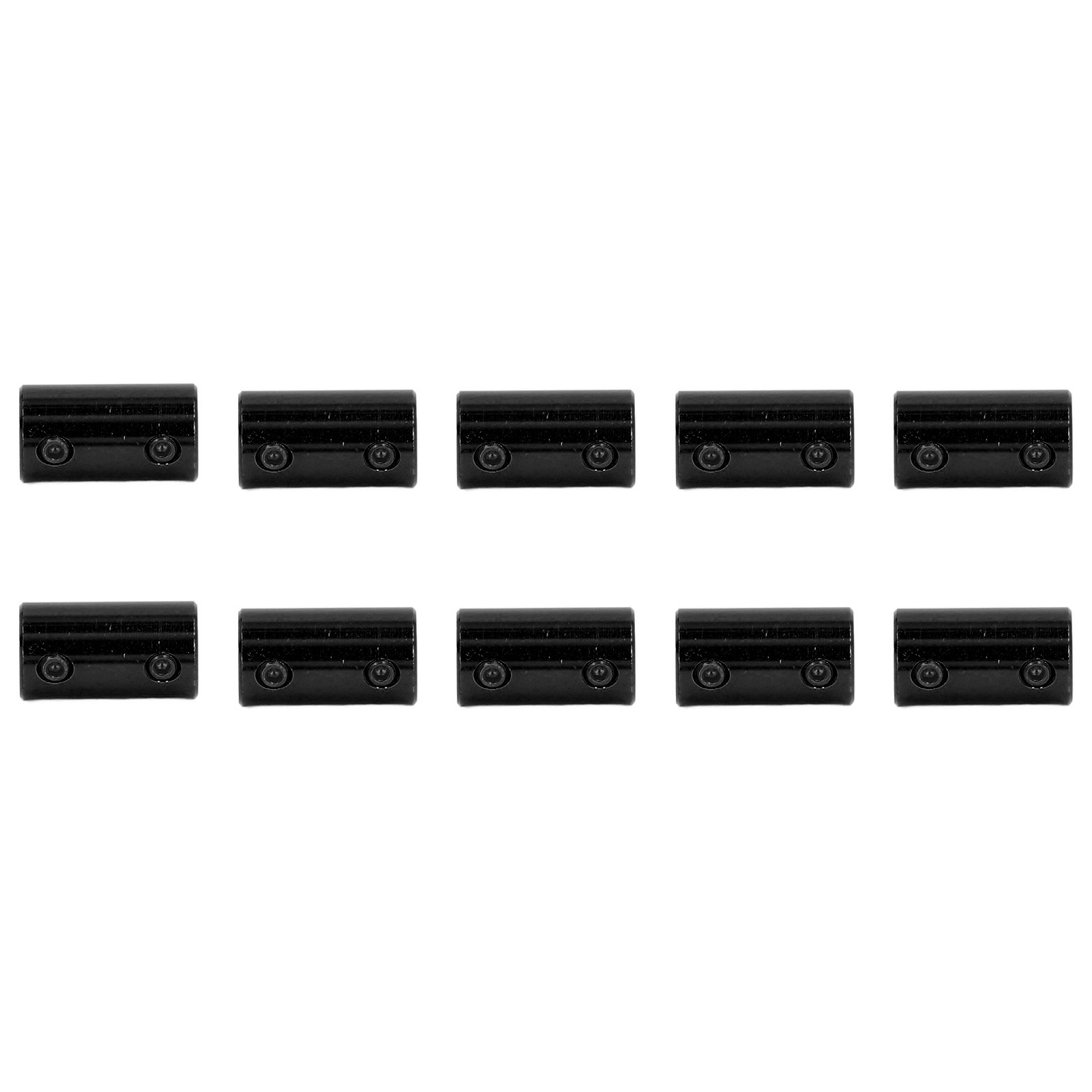 14 Mm X 25 Mm Schwarze Schrittmotor-wellenkupplung, 5 X 8 Mm Verbindungsstück, Packung Mit 10 Wellenanschlüssen
