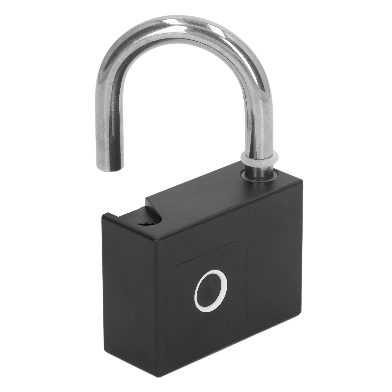 Bluetooth-fähiges Smart-fingerabdruckschloss, App-gesteuert, Wiederaufladbares Usb-diebstahlsicherungsschloss Mit Ersatzschlüsseln, Schwarz, Sicherheitsschloss