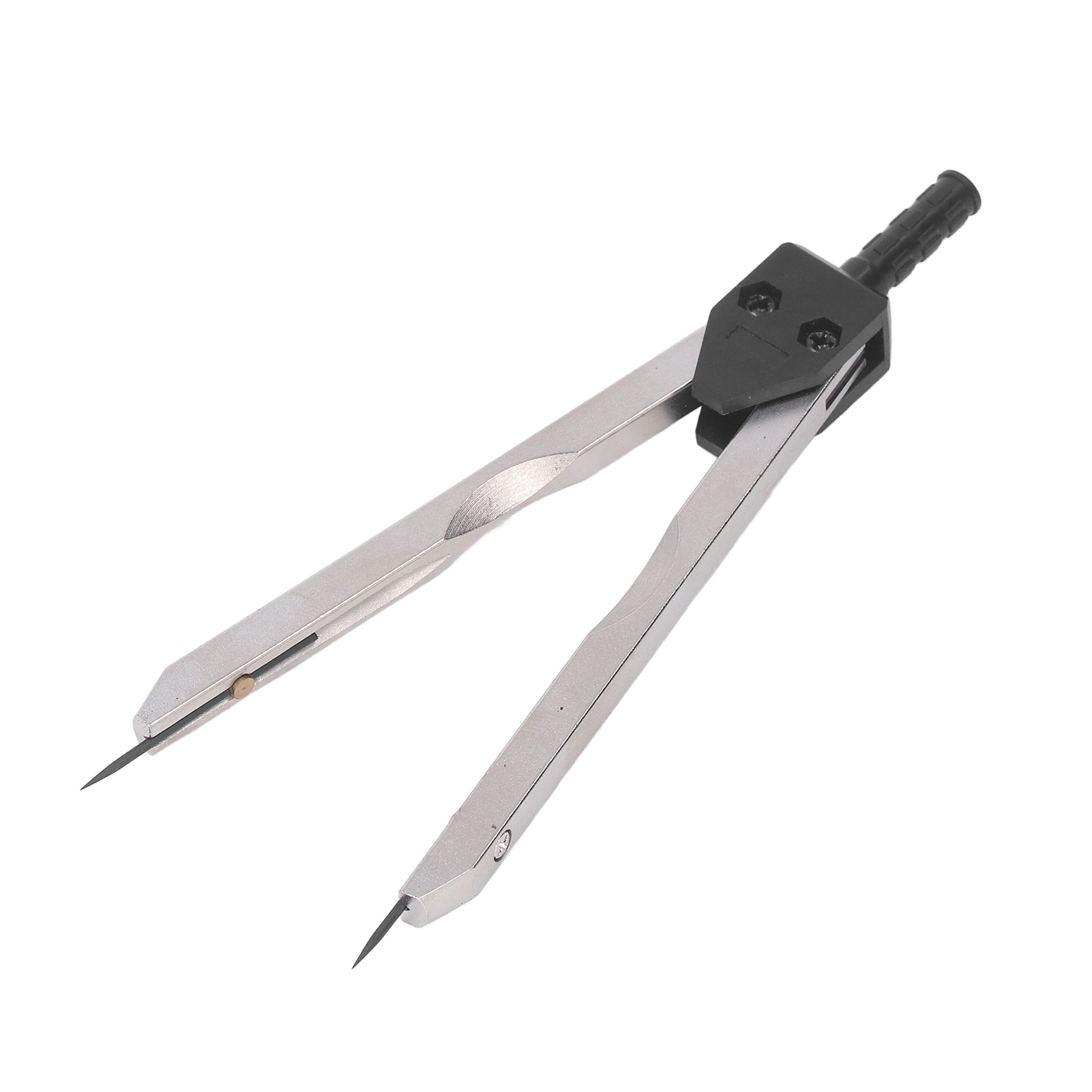 Ekg-messkompass Aus Edelstahl, 0–6 Cm Lineal, Markierungszirkel Für Pflegekräfte, Präzisionswerkzeug, Schwarz