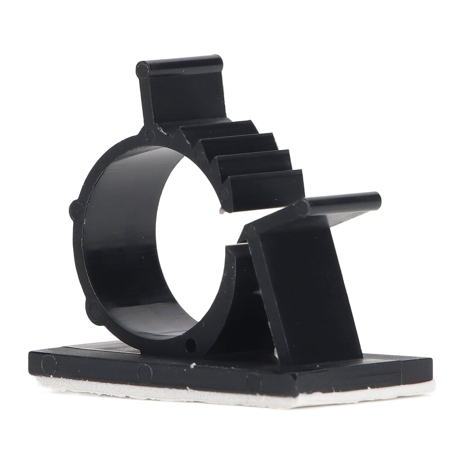 100 Selbstklebende Kabelbinder, Verstellbare Selbstklebende Clips, Wiederverwendbare Kabelbinder Aus Pa66 Nylon, Schwarz Yx 0810 (8x10mm/0,3x0,4in), Kabelmanagement.