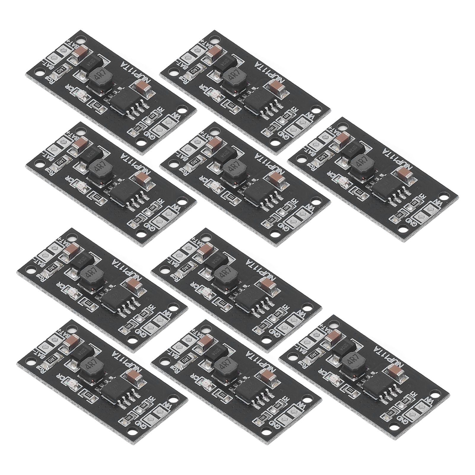 Packung Mit 10 Nimh 3s Pcb-lademodulen, 5v Dc-akkuladegerätplatine, Schwarz, Für Diy-projekte