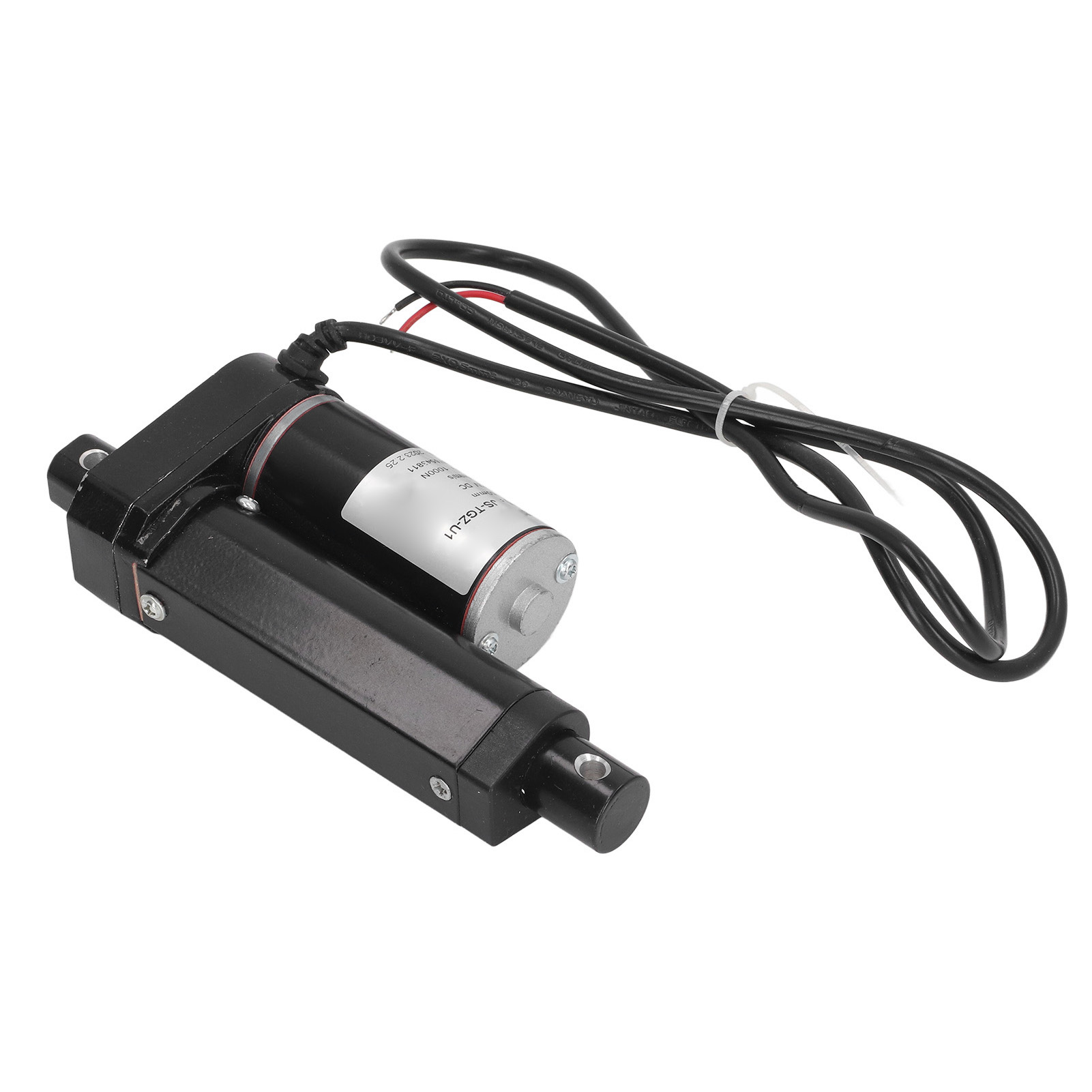 12-v-gleichstrom-linearantrieb, 1000 N, 50 Mm Hub, Metallgetriebemotor, Schwarz, Für Automatisierung Und Hebetechnik
