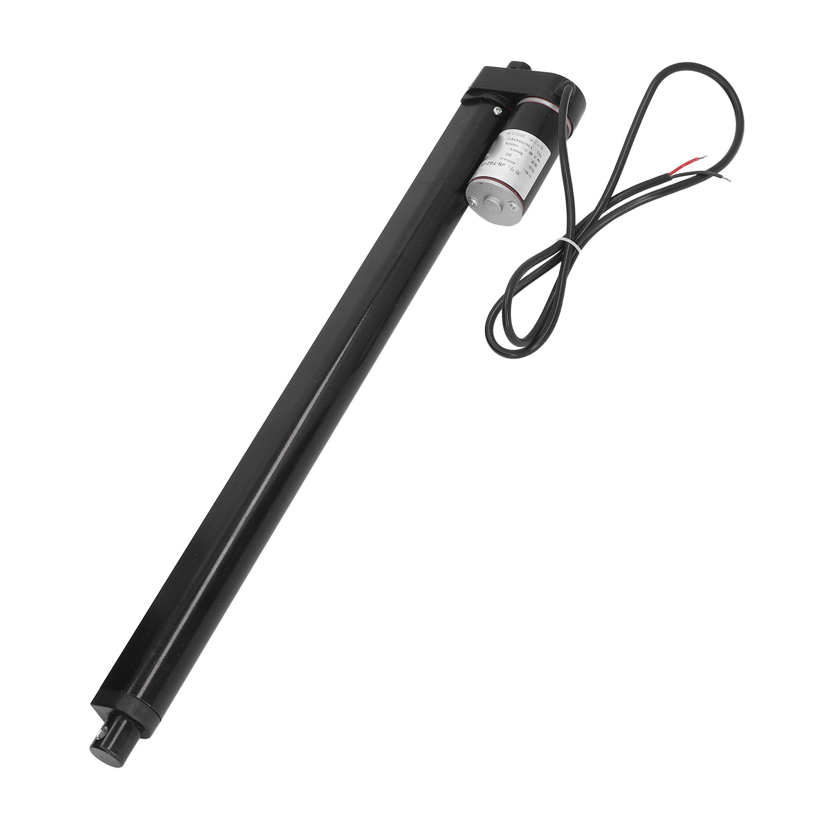 Elektrischer 24-v-stellantrieb, 400 Mm Hub, 1000 N Schubkraft, Ip65 Wasserdicht, Geräuscharm, Schwarze Aluminiumlegierung, Für Die Linearmotorisierung Von Betten/sofas